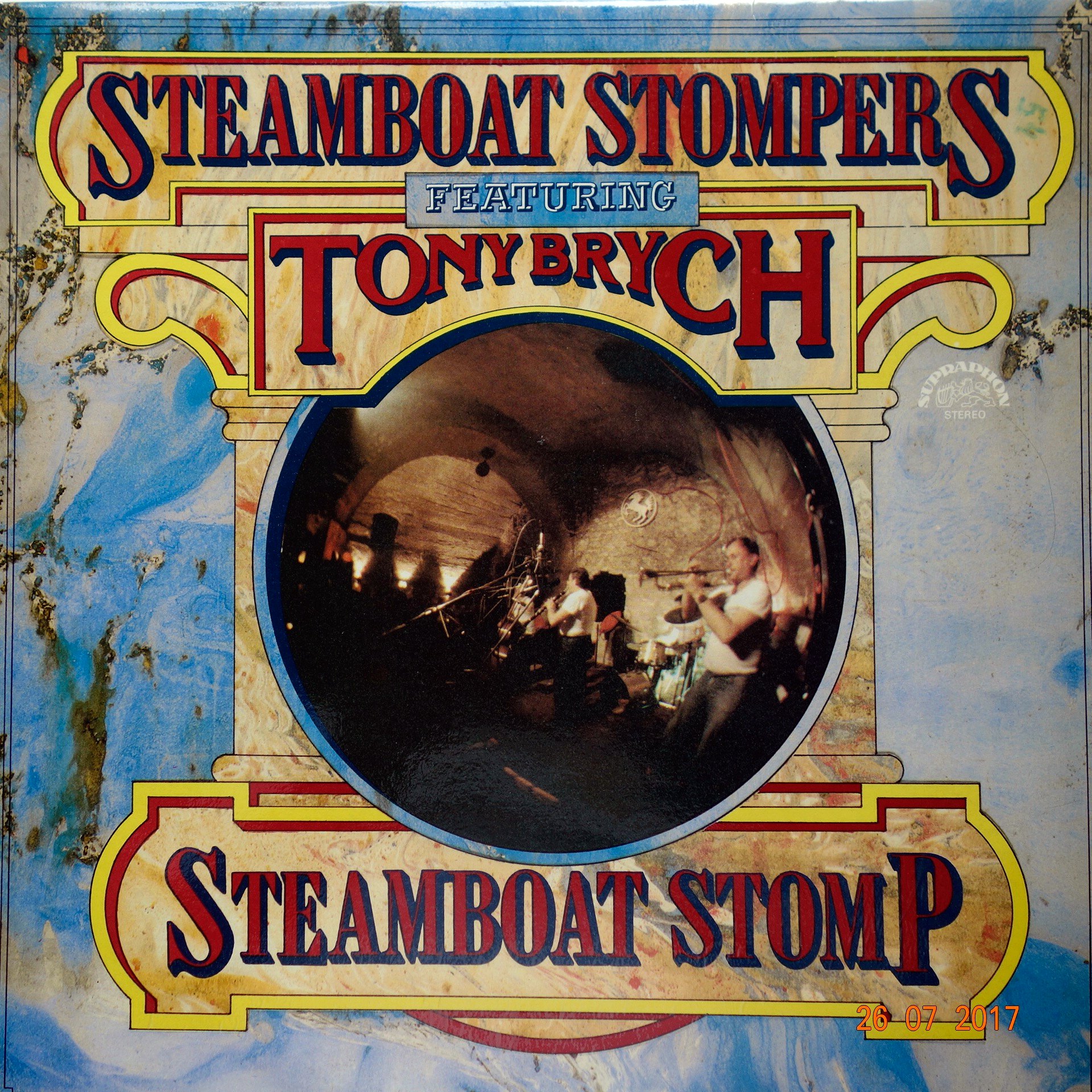 LP Steamboat Stompers Featuring Tony Brych ‎– Steamboat Stomp