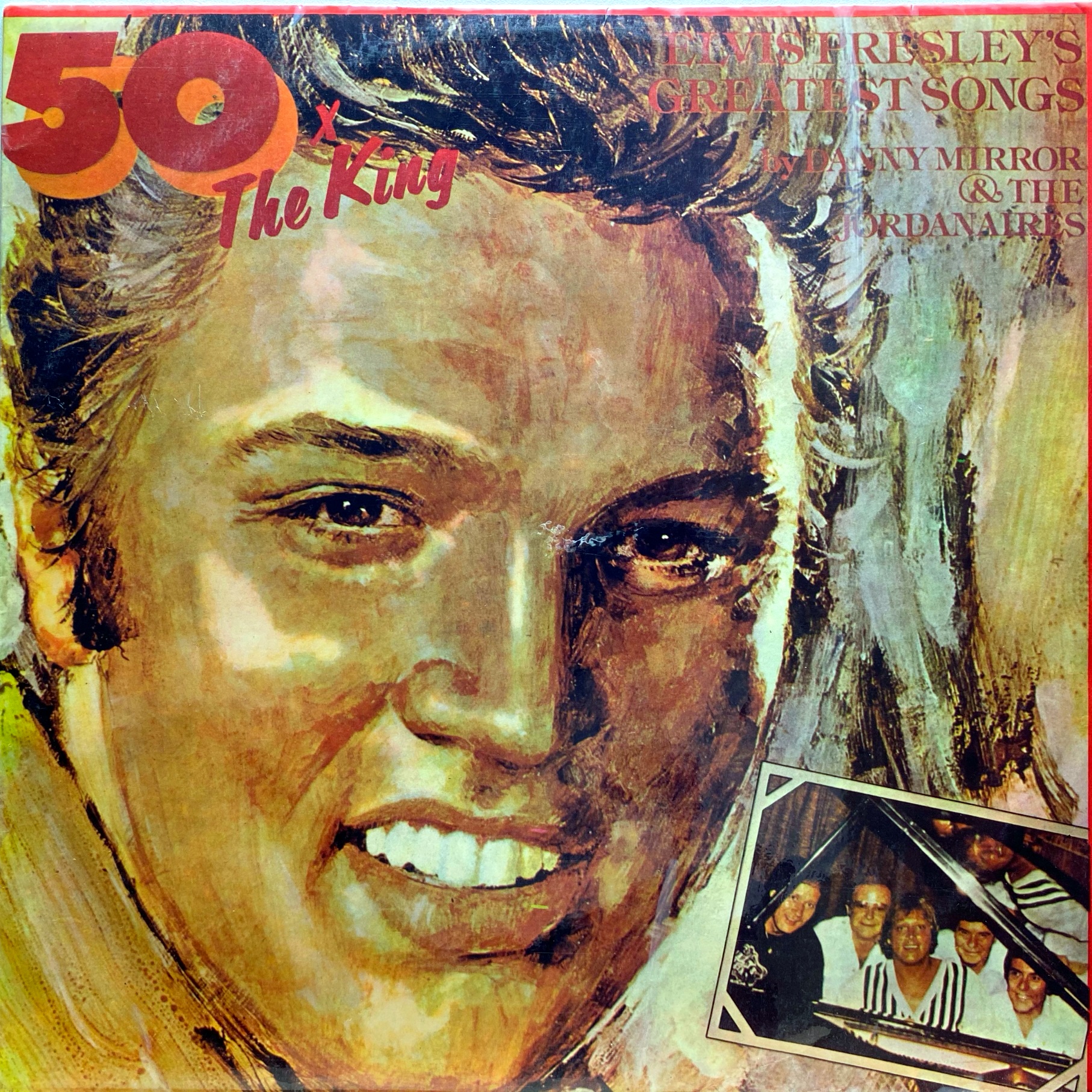 LP Danny Mirror & The Jordanaires - 50 X The King - Elvis Presley Greatest Songs