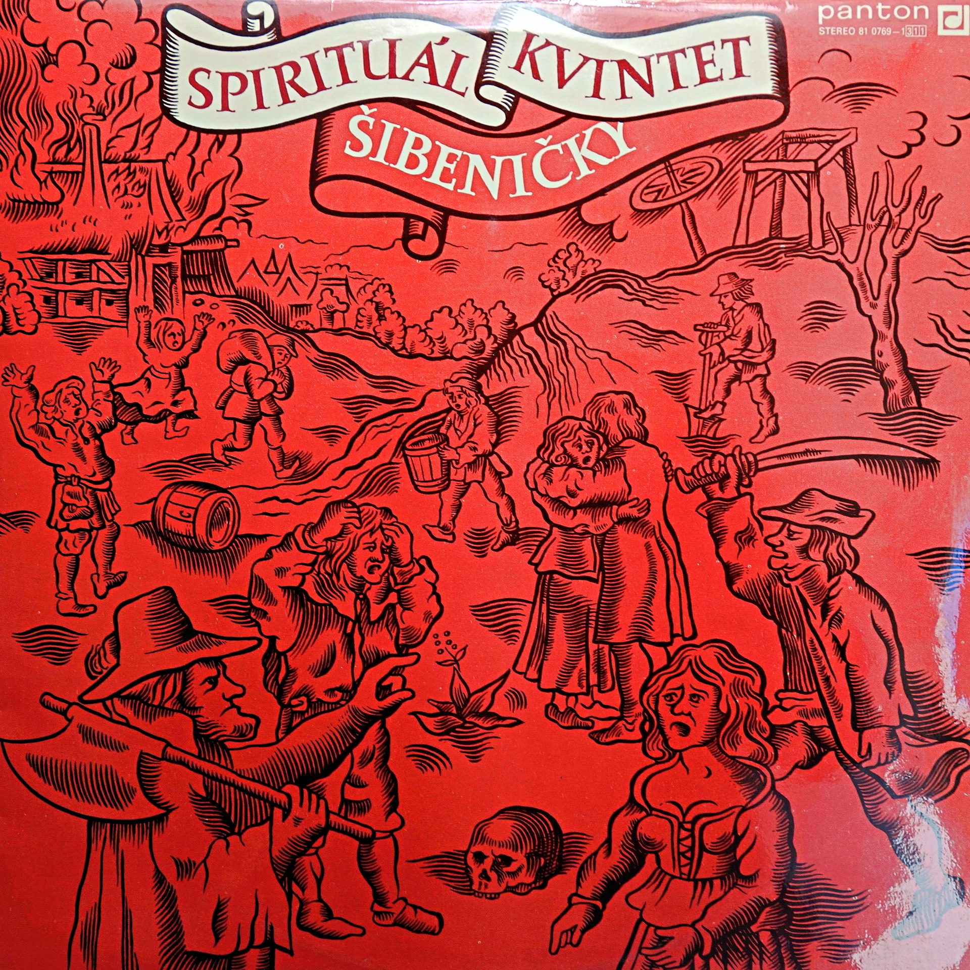 LP Spirituál Kvintet ‎– Šibeničky