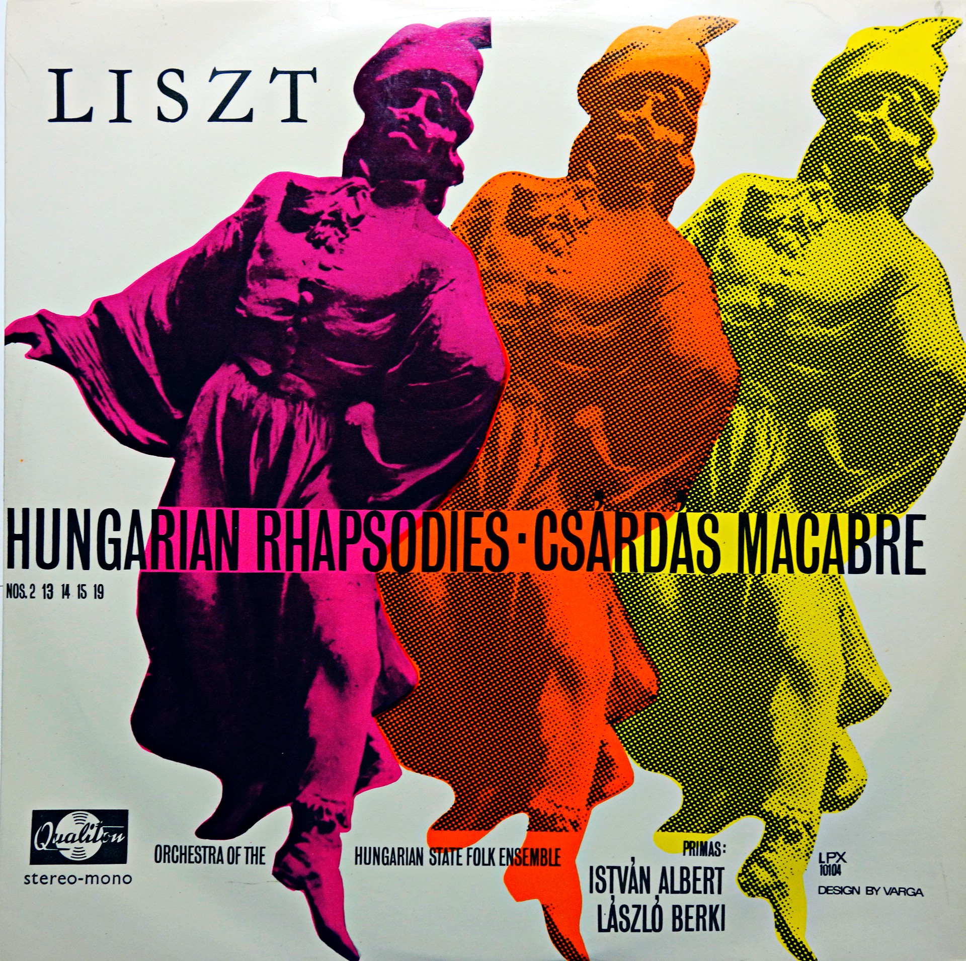 LP Liszt, László Berki, István Albert ‎– Hungarian Rhapsodies