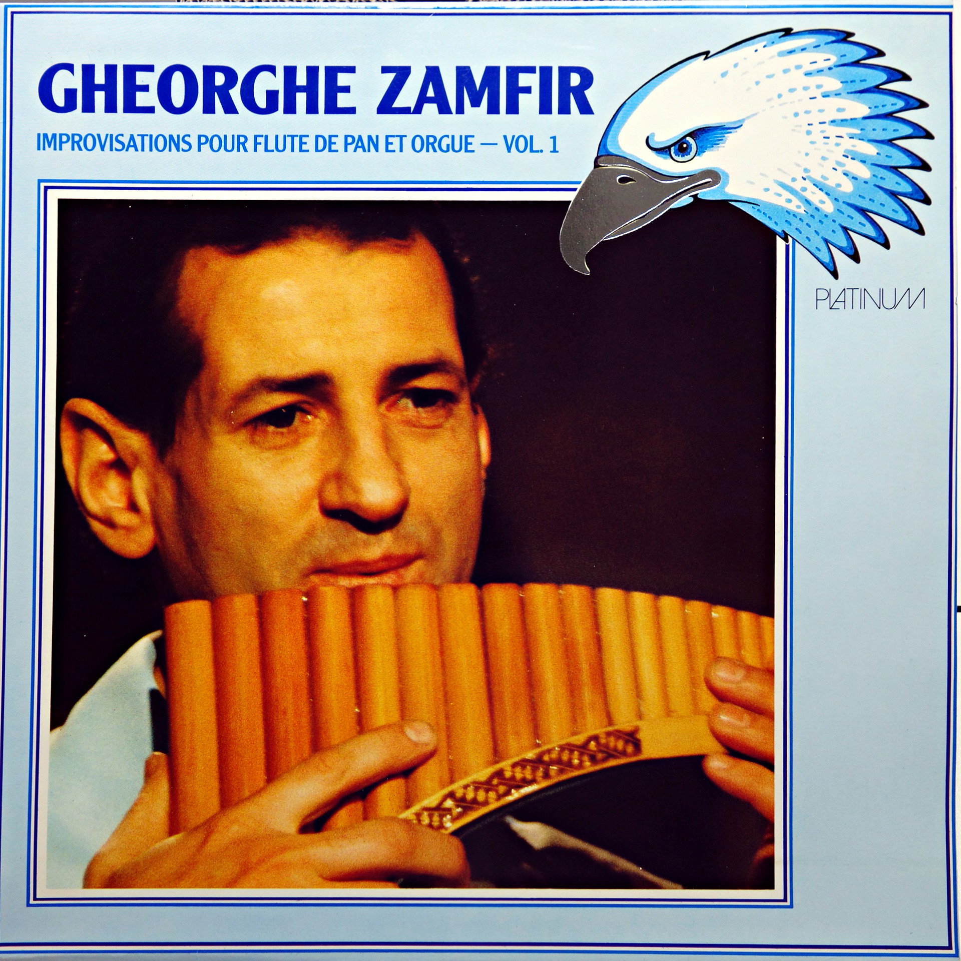LP Gheorghe Zamfir ‎– Improvisations Pour Flute De Pan Et Orgue - Vol. 1