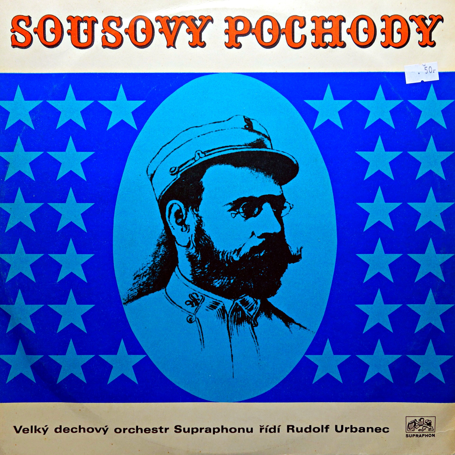 LP Velký Dechový Orchestr Supraphonu, Rudolf Urbanec ‎– Sousovy Pochody