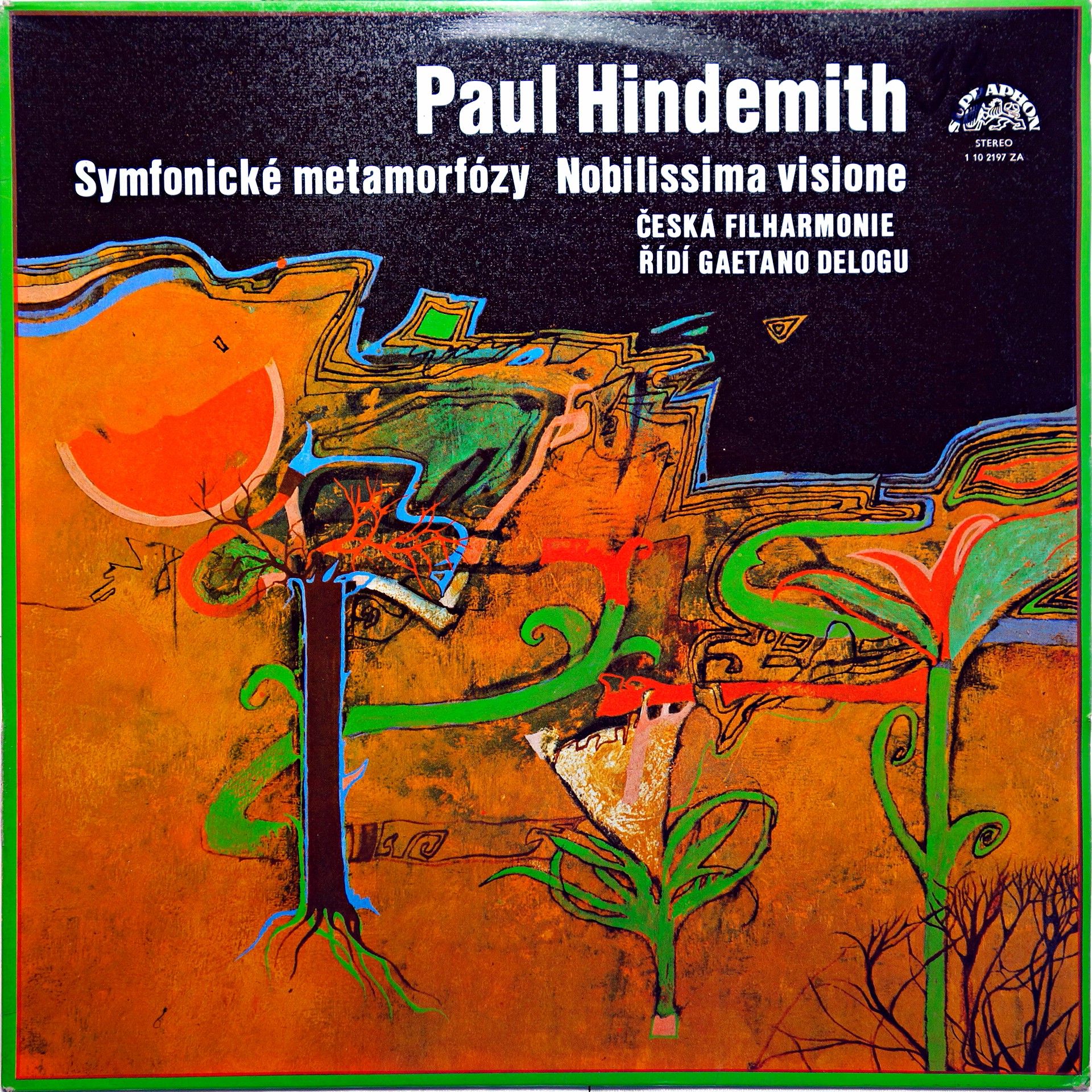 LP Paul Hindemith ‎– Symfonické Metamorfózy / Nobilissima Visione