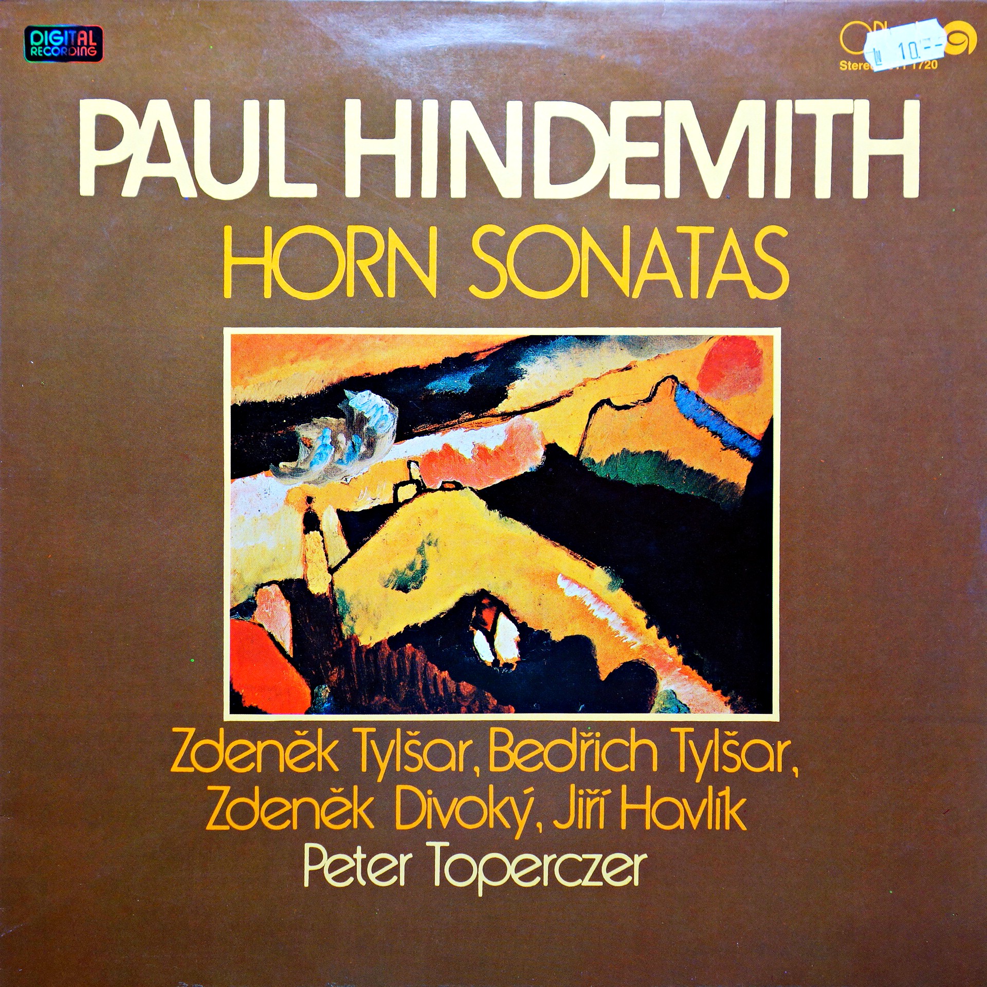 LP Paul Hindemith ‎– Horn Sonatas