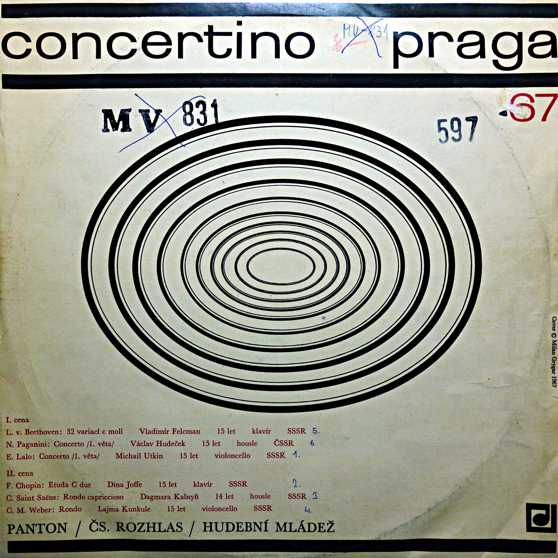 LP Concertino Praga 67