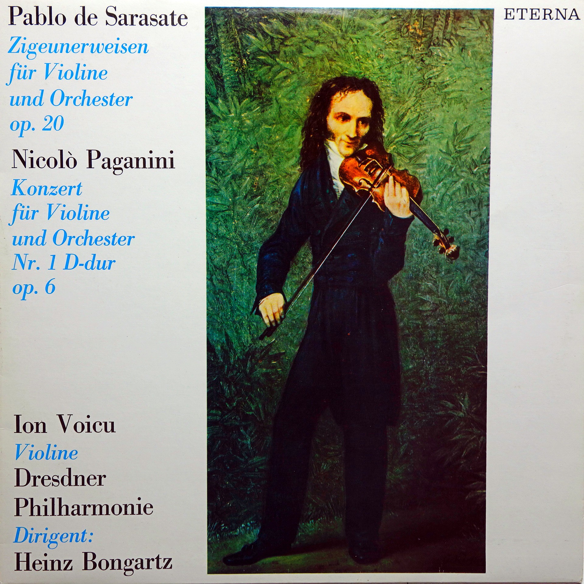 LP Pablo de Sarasate / Nicolò Paganini - Konzert Für Violine Und Orchester