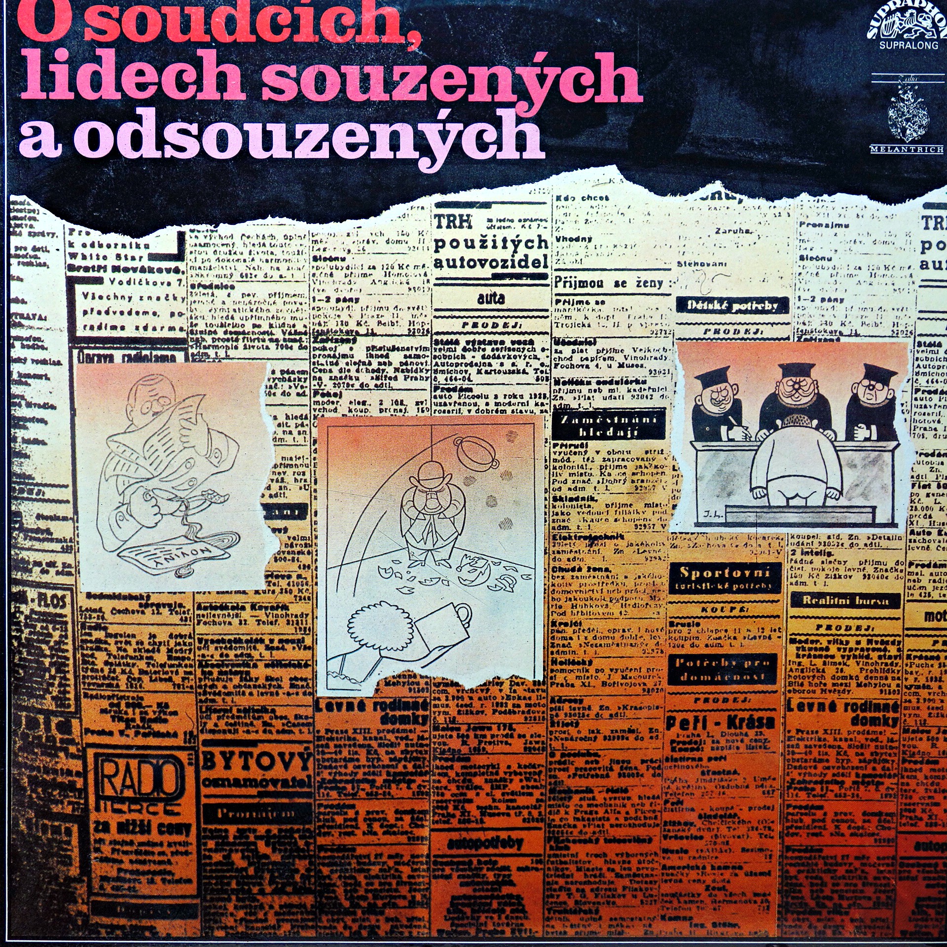 LP Various ‎– O Soudcích, Lidech Souzených A Odsouzených