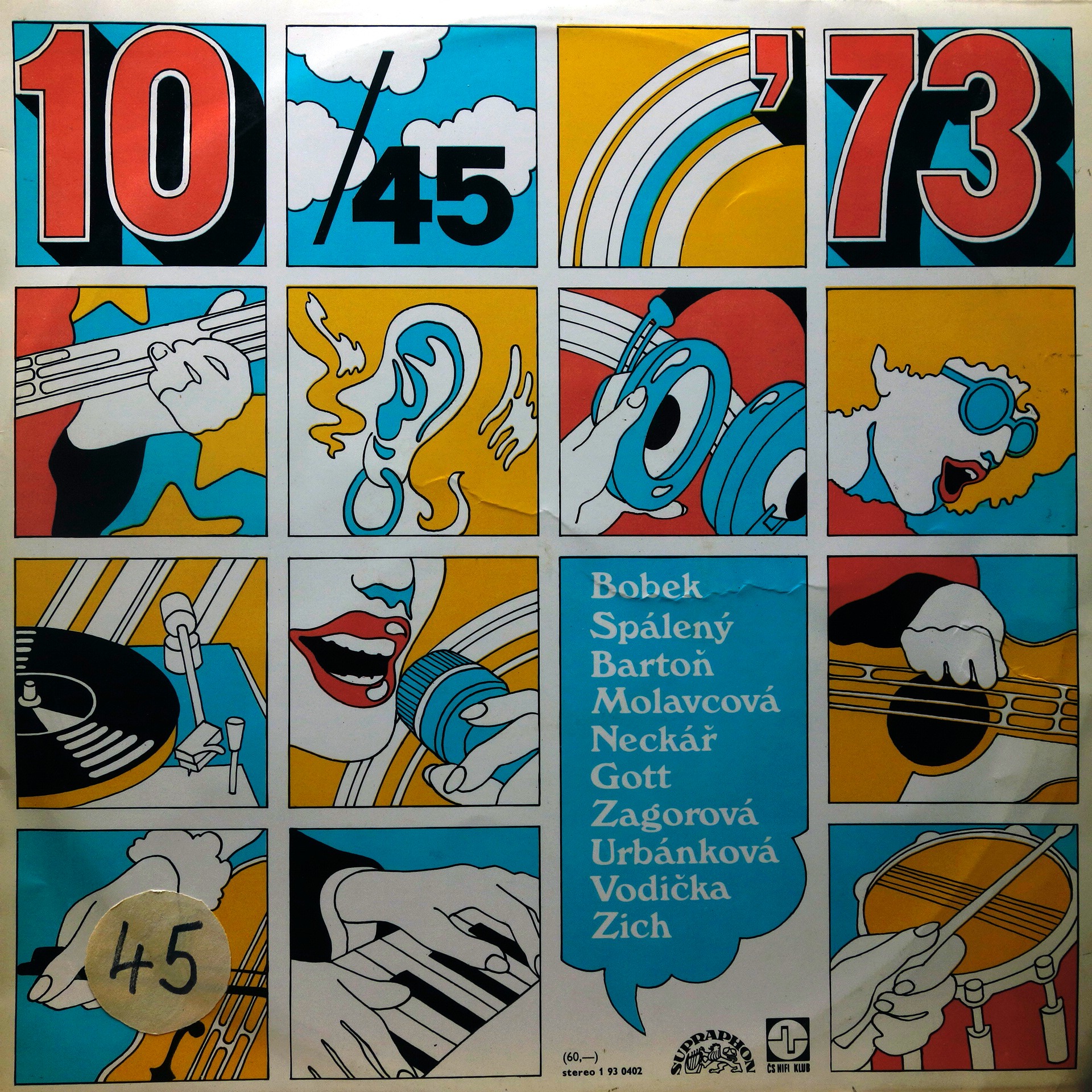 LP Various ‎– 10/45 Na '73