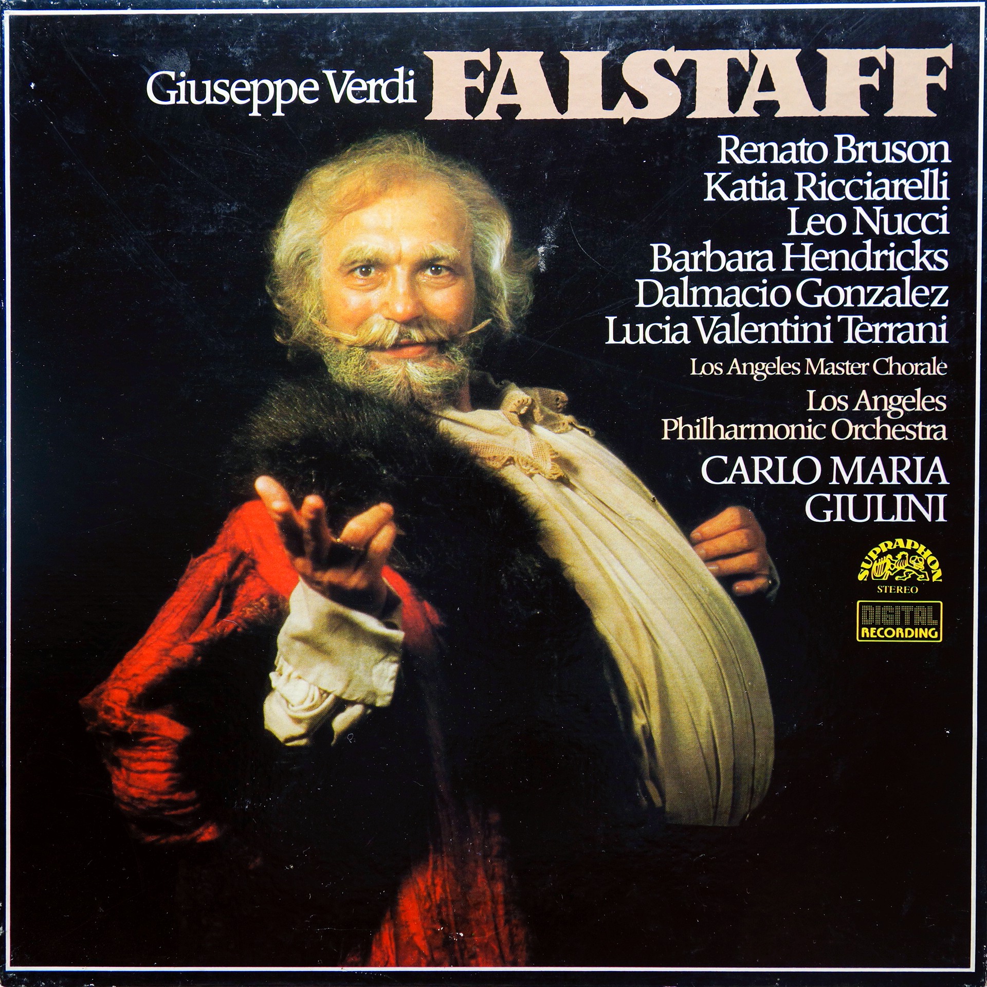 3xLP Giuseppe Verdi - R. Bruson, Los Angeles Philharmonic Orchestra - Falstaff