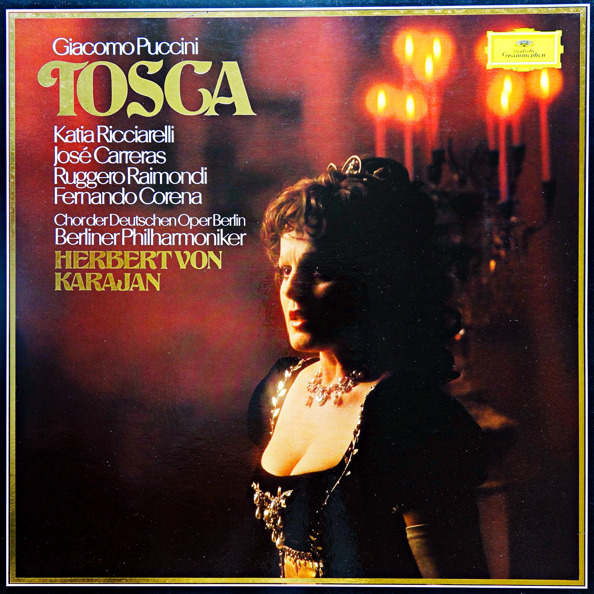 2xLP Giacomo Puccini, Herbert Von Karajan, Berliner Philharmoniker - Tosca