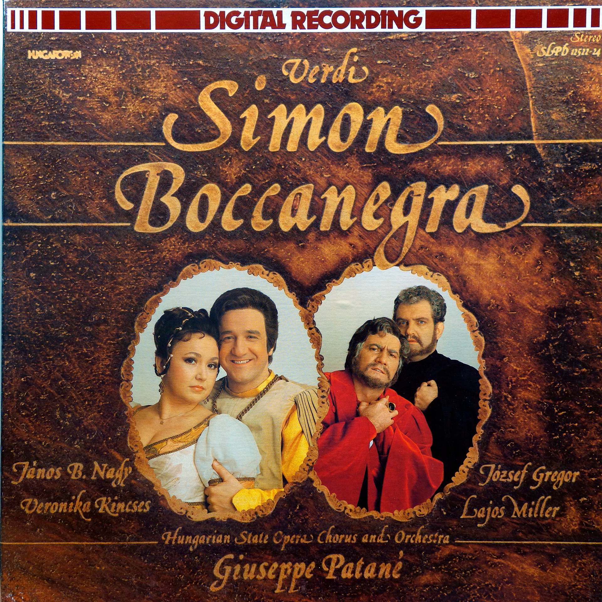 3xLP Verdi - J.B. Nagy, Kincses, Gregor, Miller - Simon Boccanegra