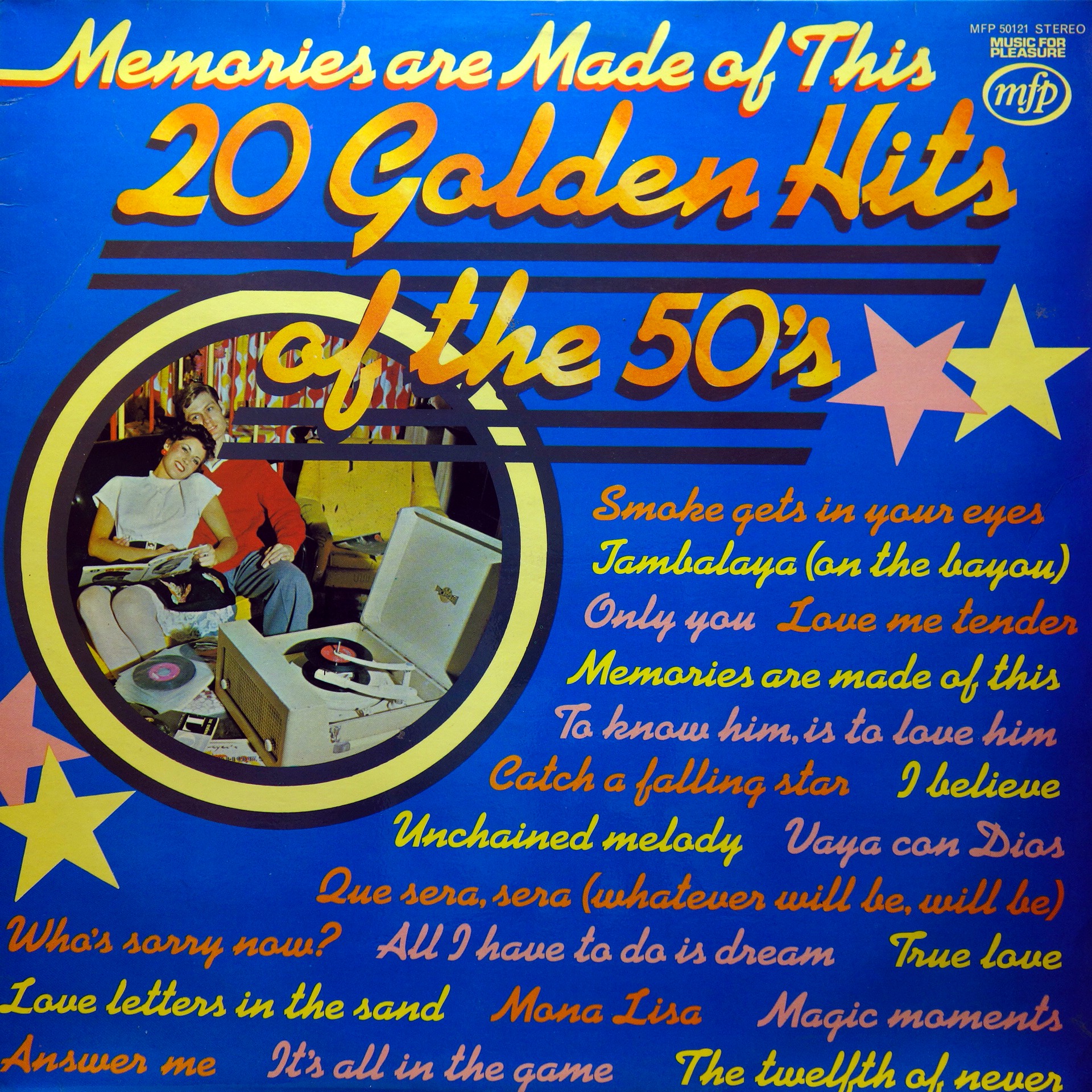 LP Unknown Artist ‎– Memories Are Made Of This - 20 Golden Hits Of The 50's