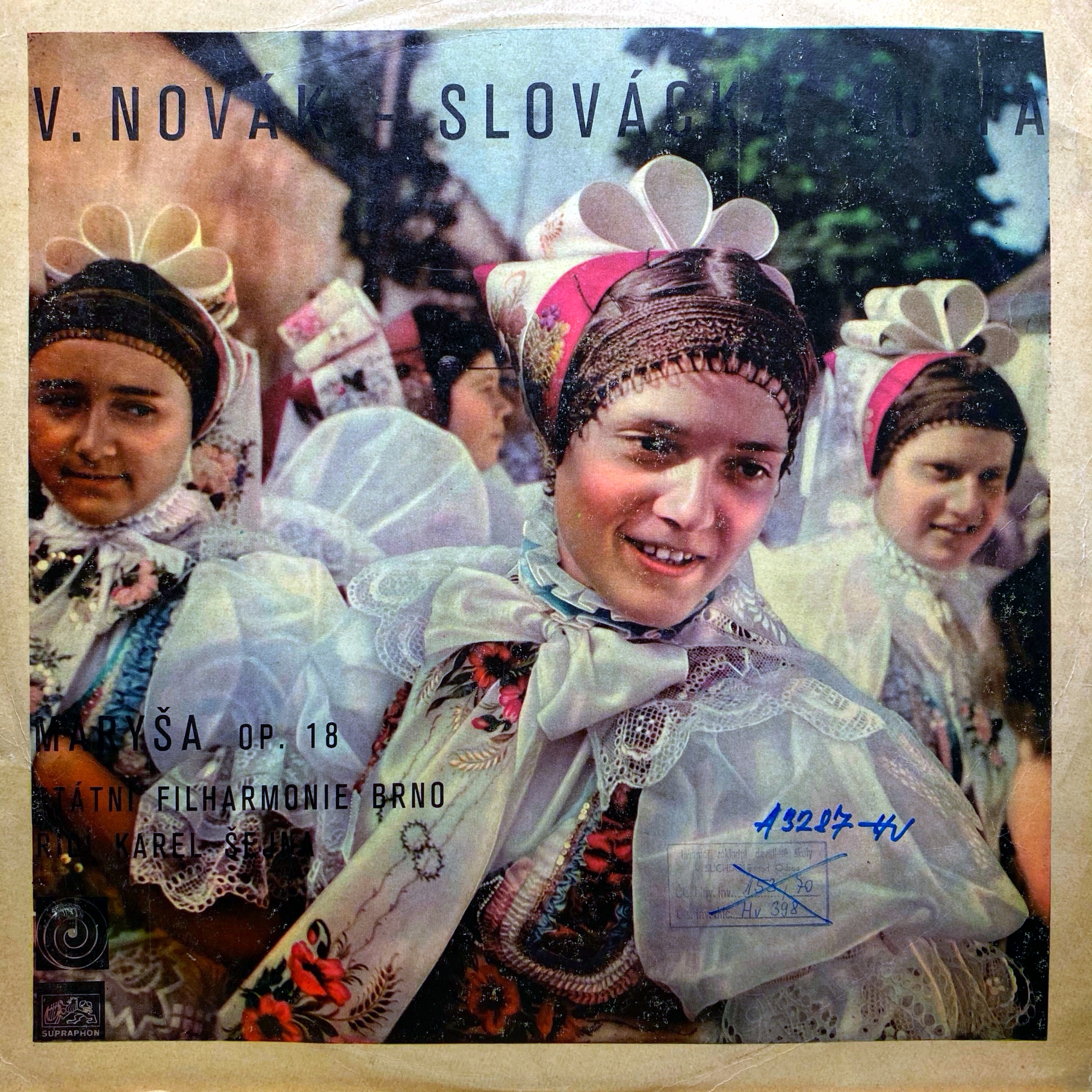 LP Vítězslav Novák, Karel Šejna ‎– Slovak Suite / Maryša