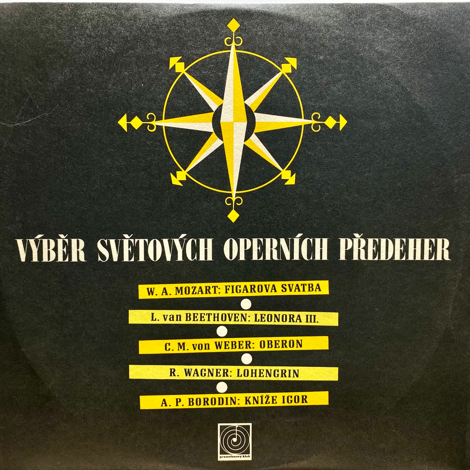 LP Česká Filharmonie ‎– Výběr Světových Operních Předeher