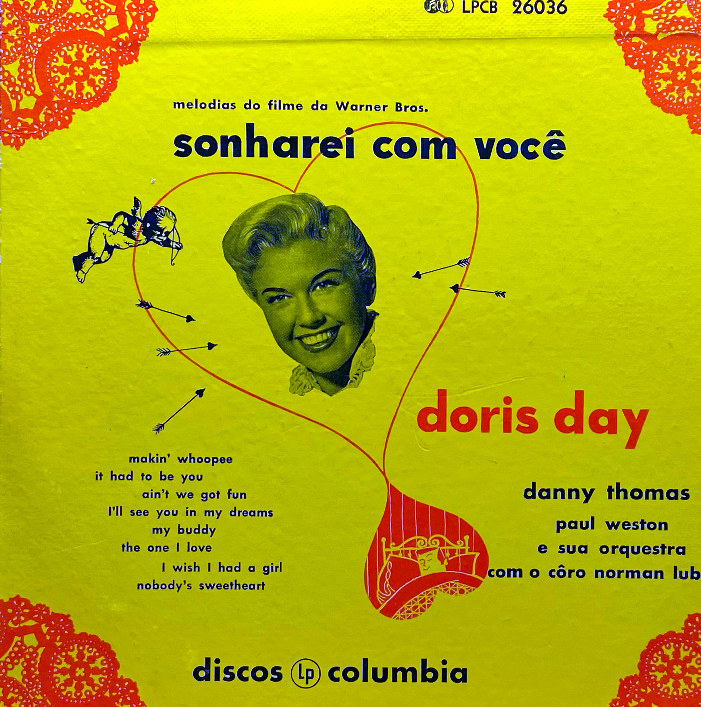 10" Doris Day E Danny Thomas - Sonharei Com Voce