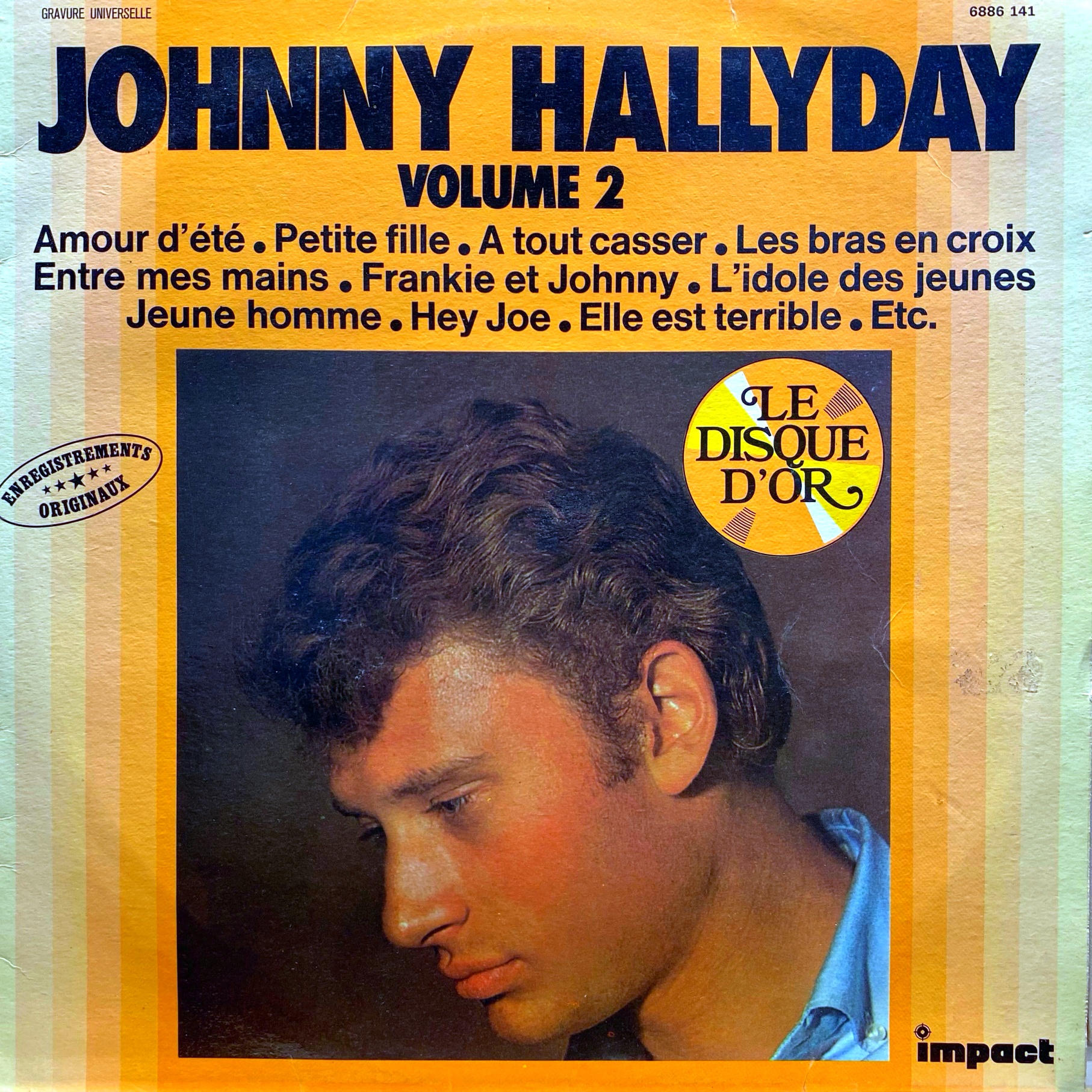 LP Johnny Hallyday ‎– Volume 2