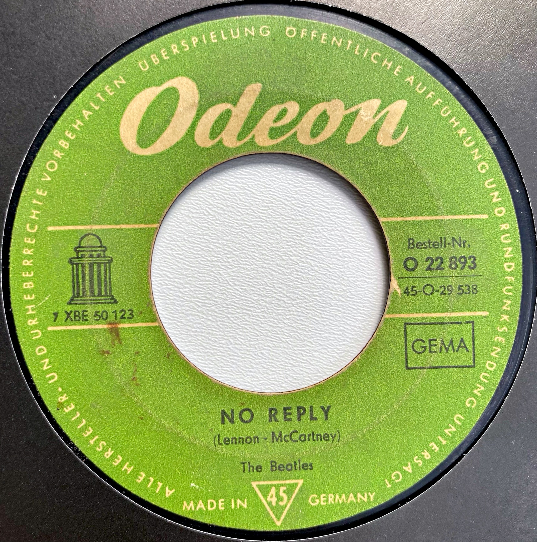 7" The Beatles – No Reply
