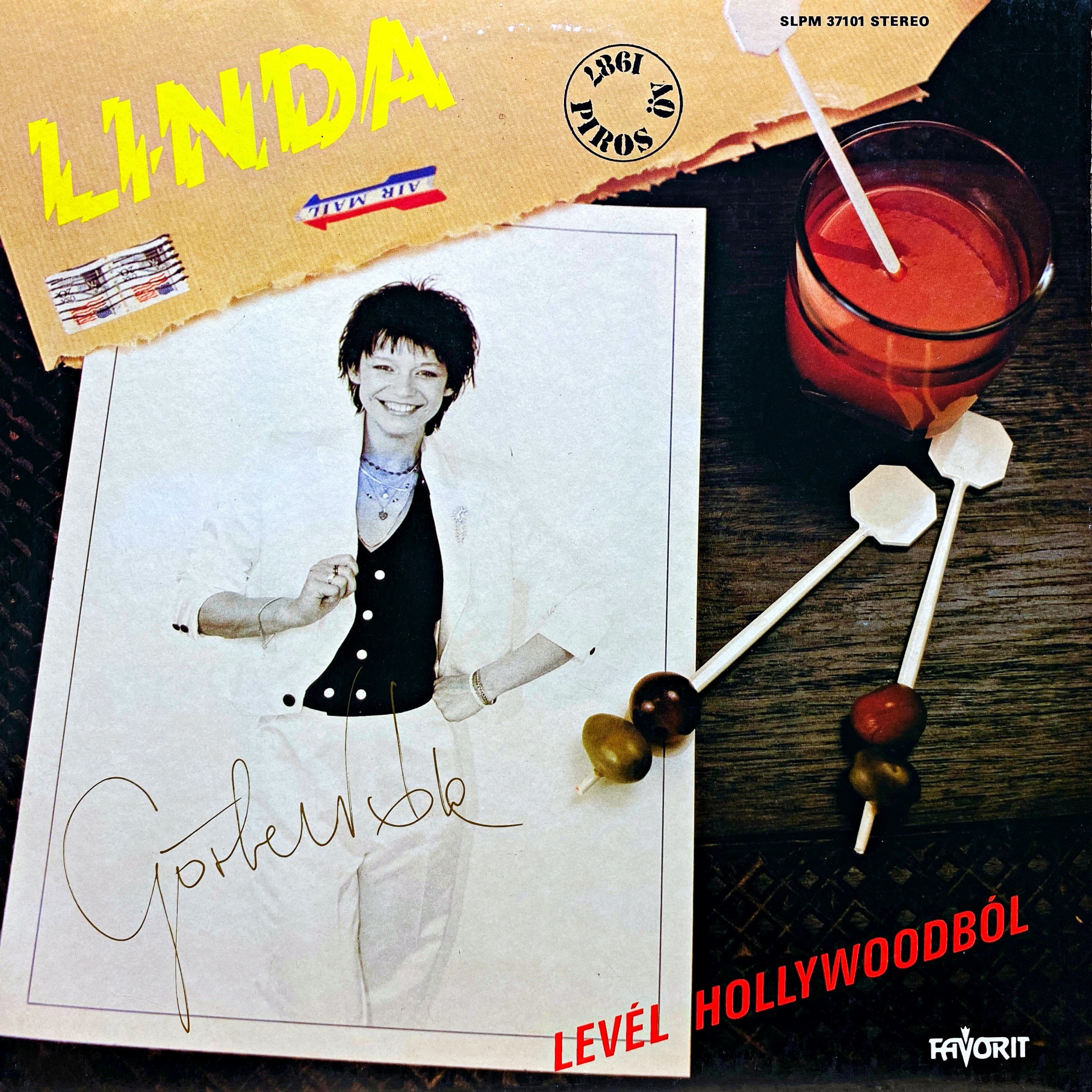 LP Görbe Nóra – Linda - Piros Öv - Levél Hollywoodból