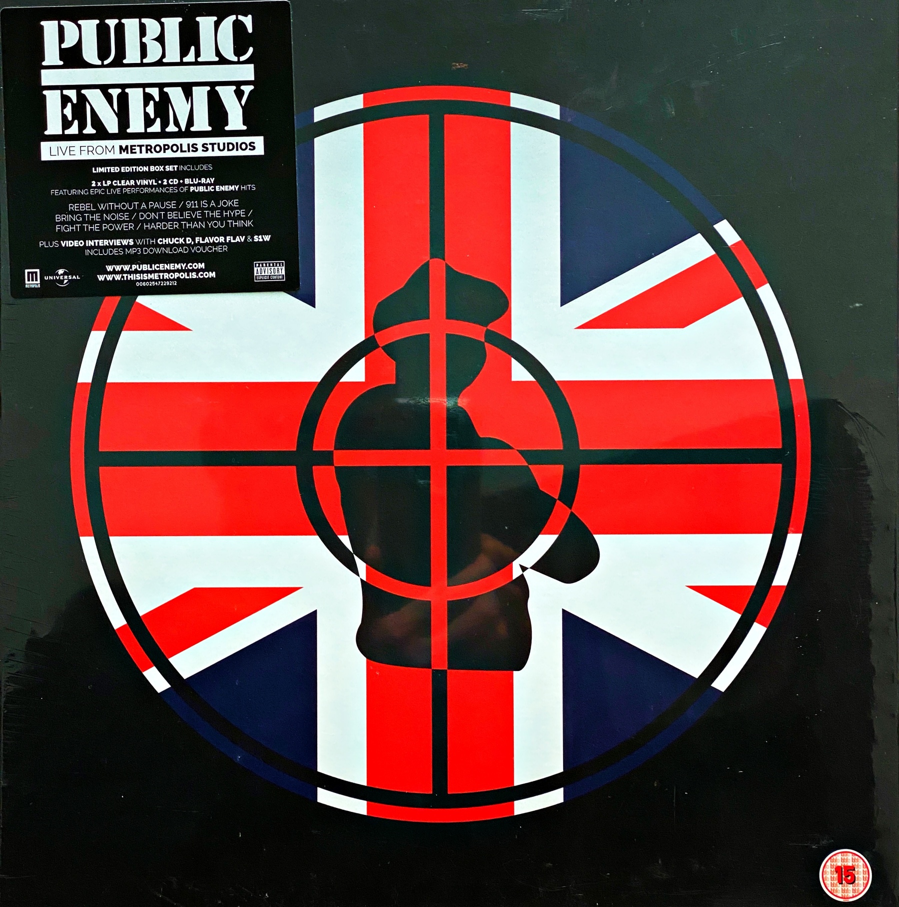 Box Set / 2xLP + 2xCD + Blu-ray / Public Enemy – Live From Metropolis Studios