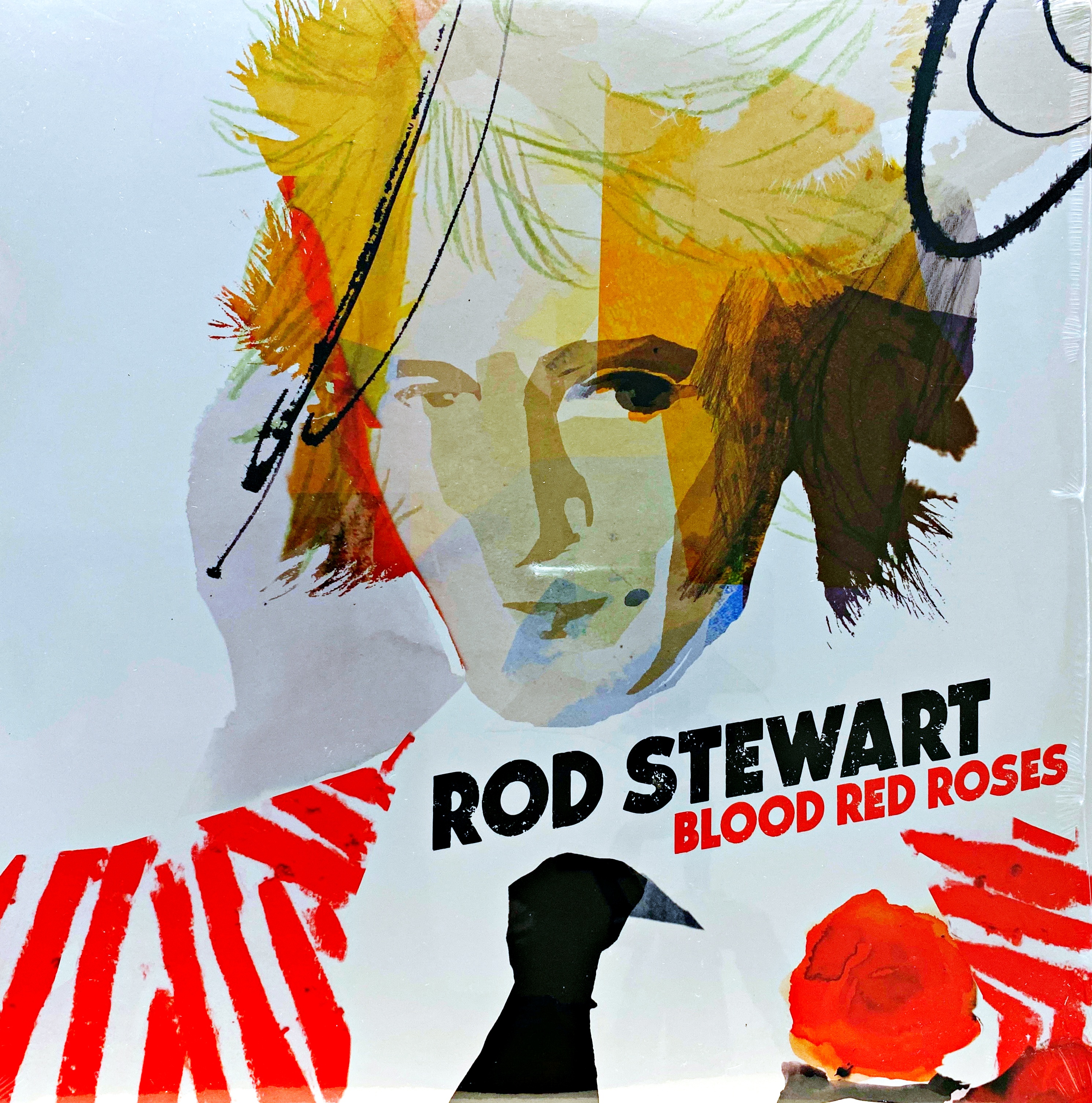 2xLP Rod Stewart – Blood Red Roses