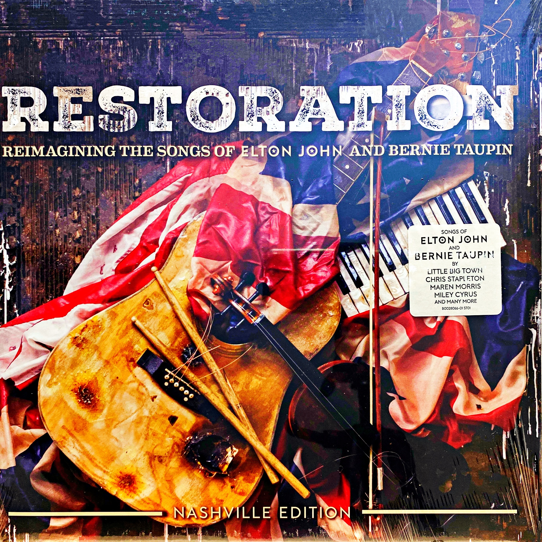 2xLP Various- Restoration: Reimagining The Songs Of Elton John And Bernie Taupin