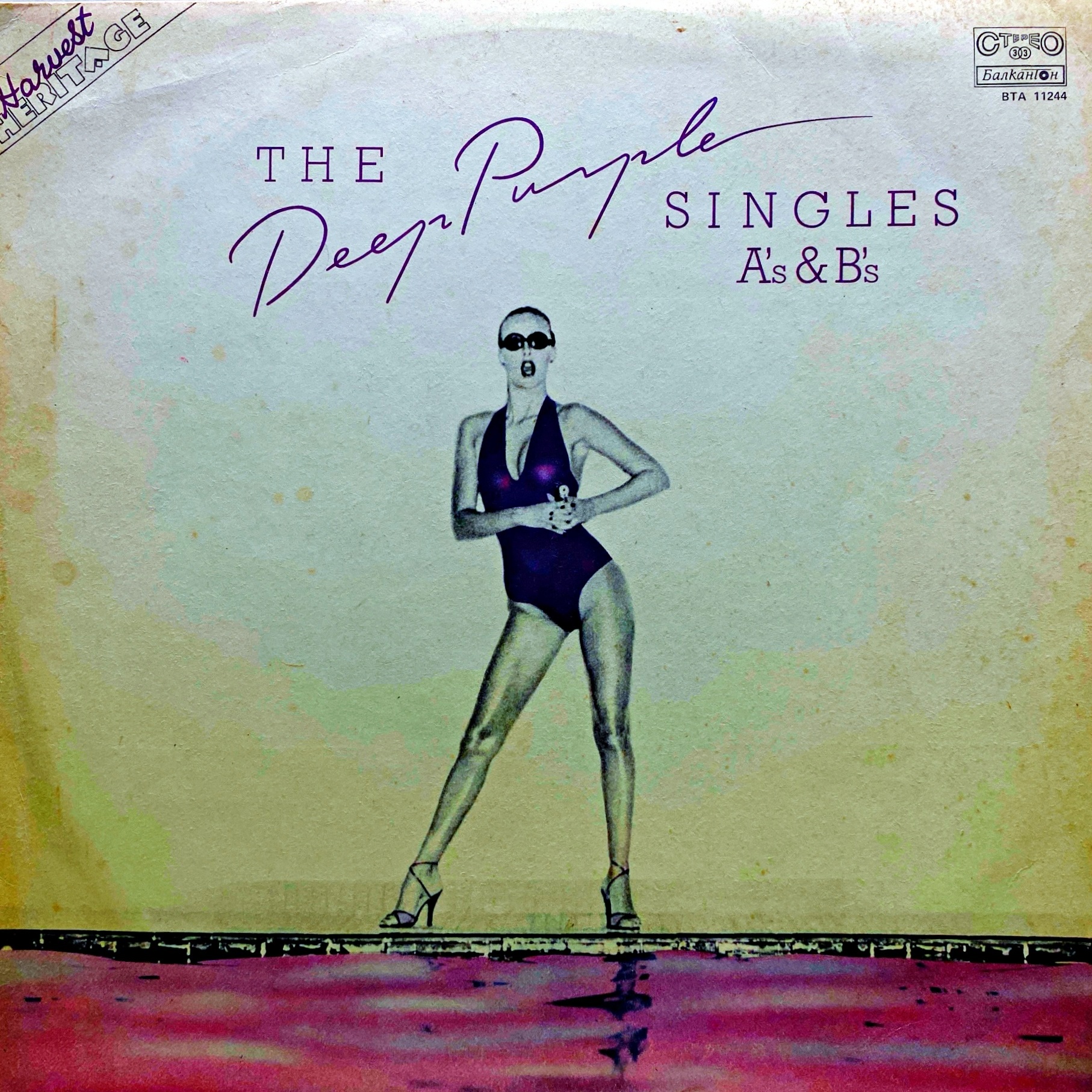 LP Deep Purple ‎– The Deep Purple Singles A's & B's