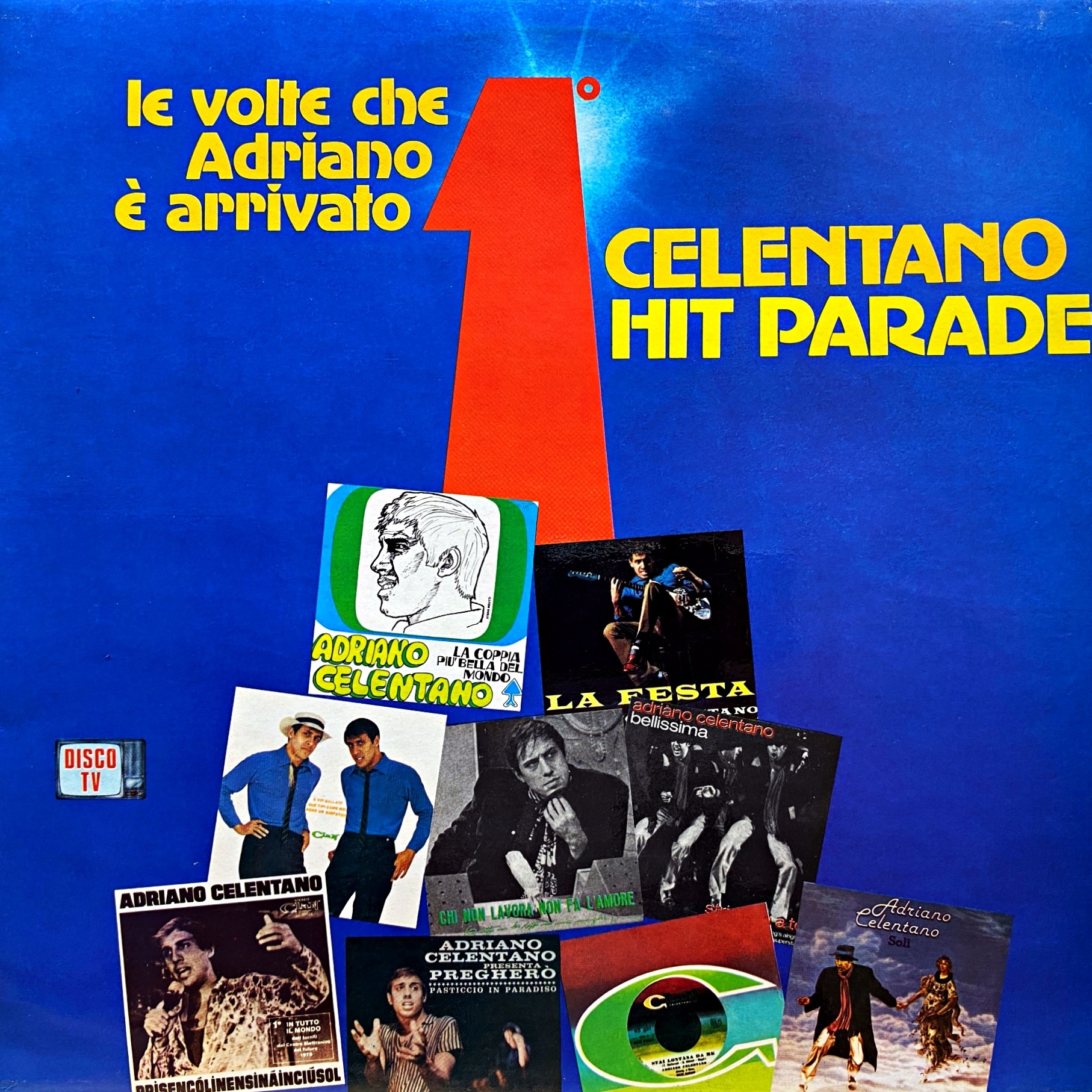 LP Adriano Celentano Hit Parade - Le Volte Che Adriano È Arrivato Primo