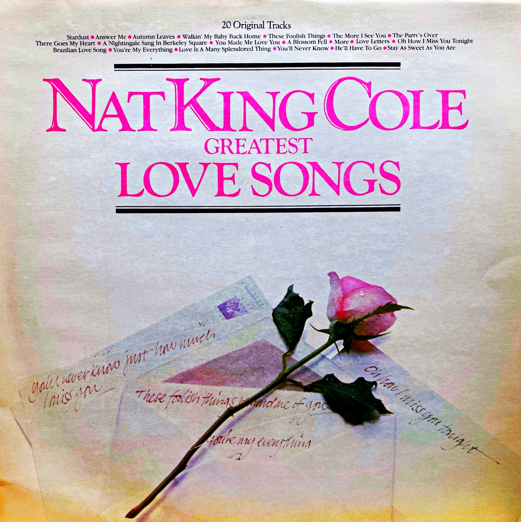 LP Nat King Cole – Greatest Love Songs
