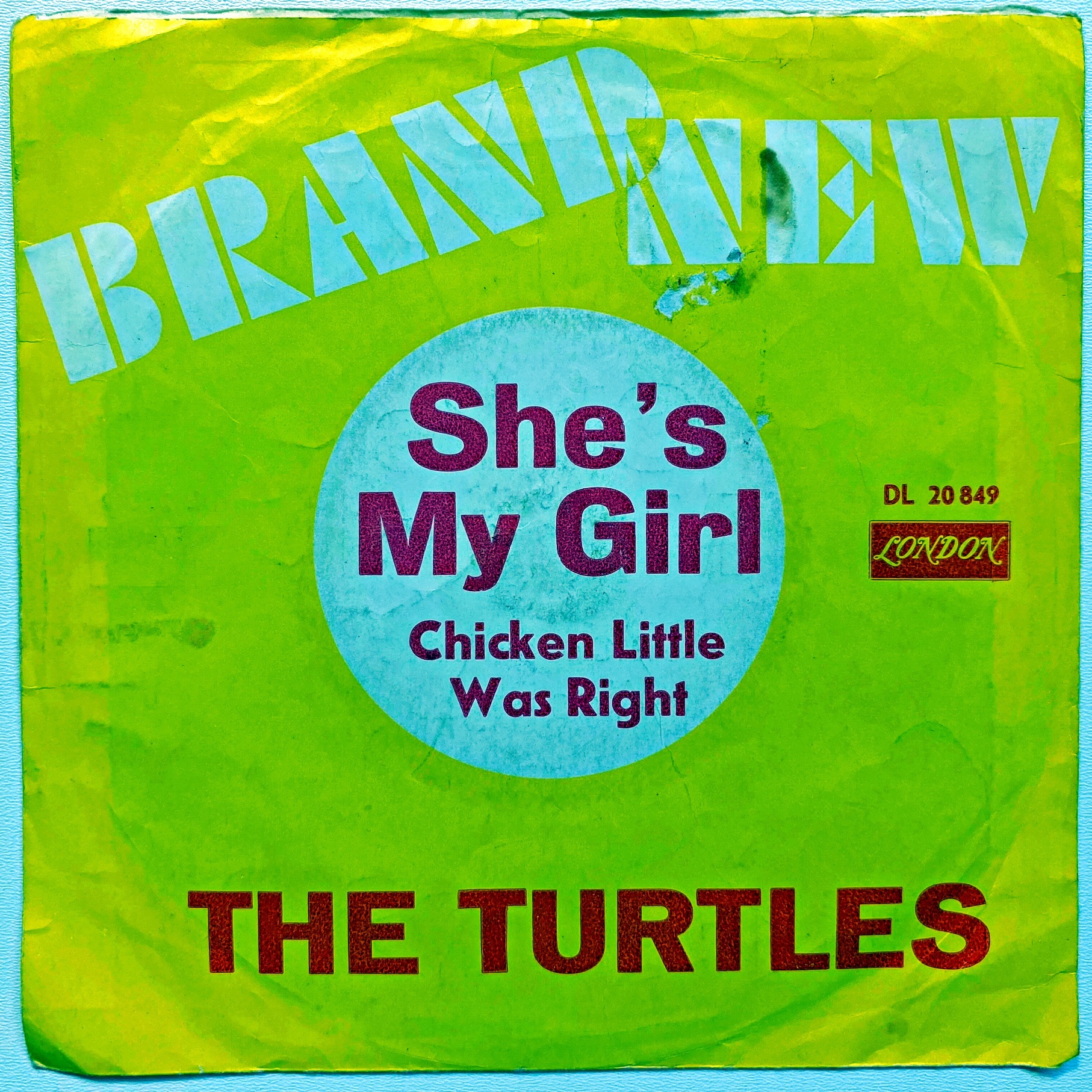 7" The Turtles – She's My Girl / Chicken Little Was Right
