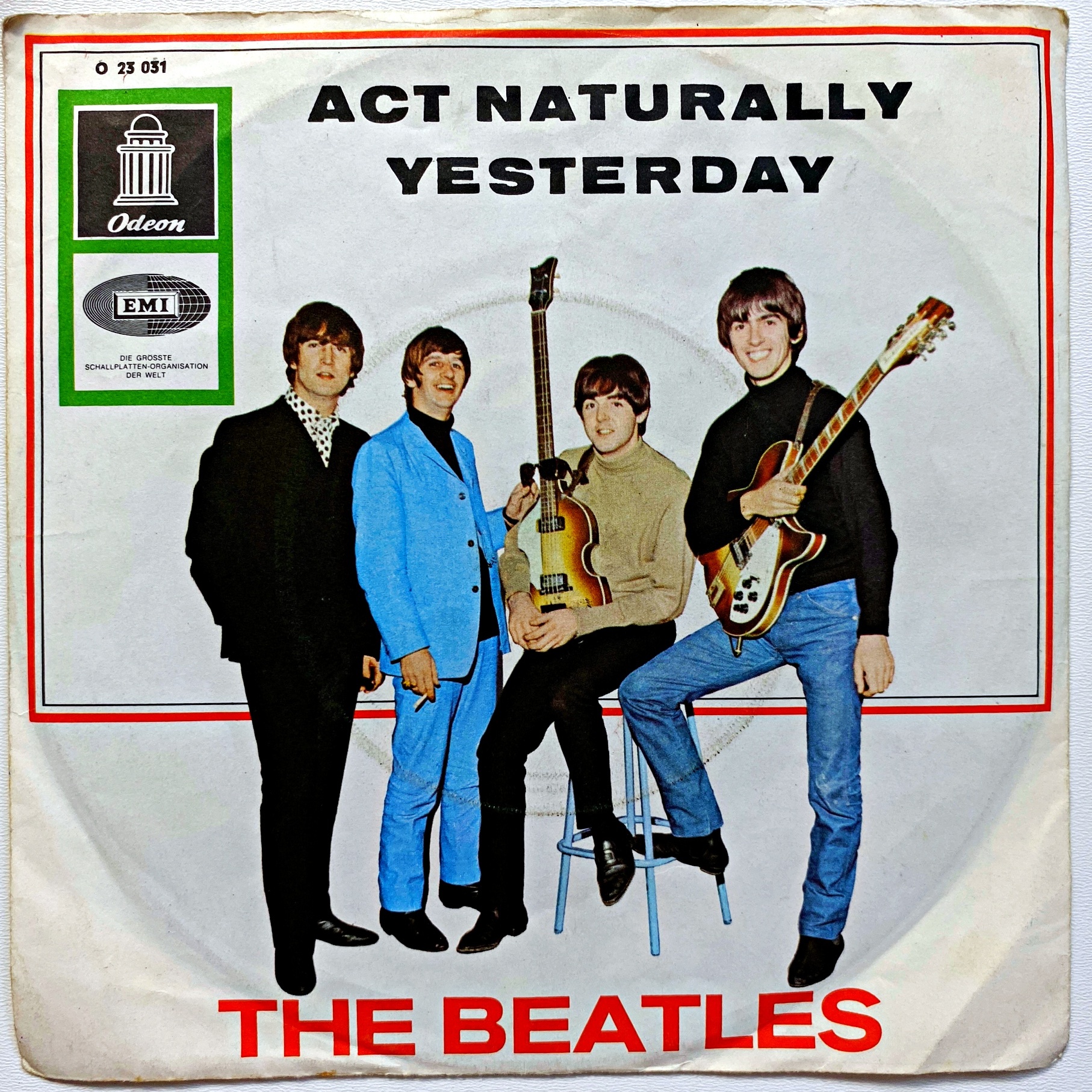 7" The Beatles – Act Naturally / Yesterday