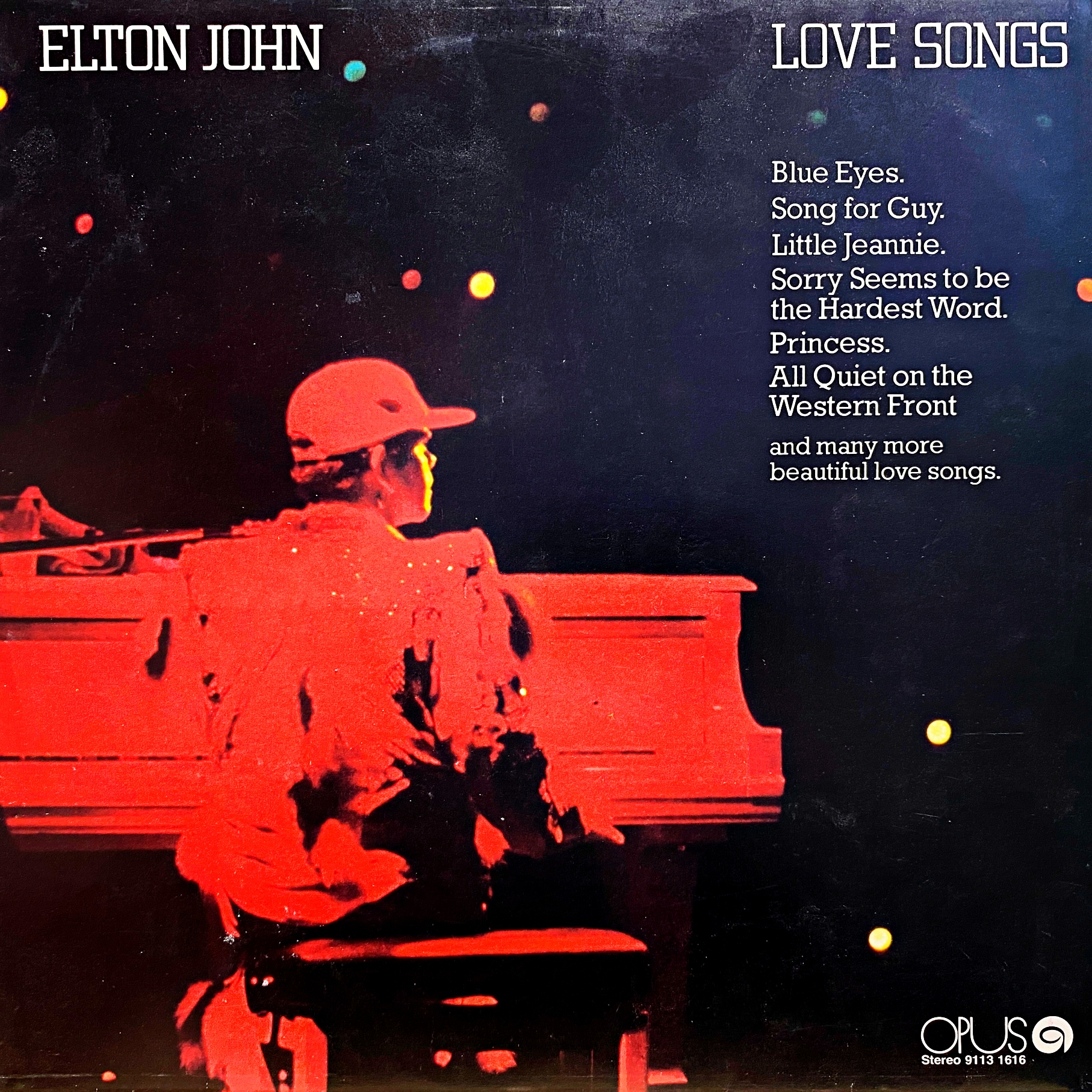 LP Elton John ‎– Love Songs
