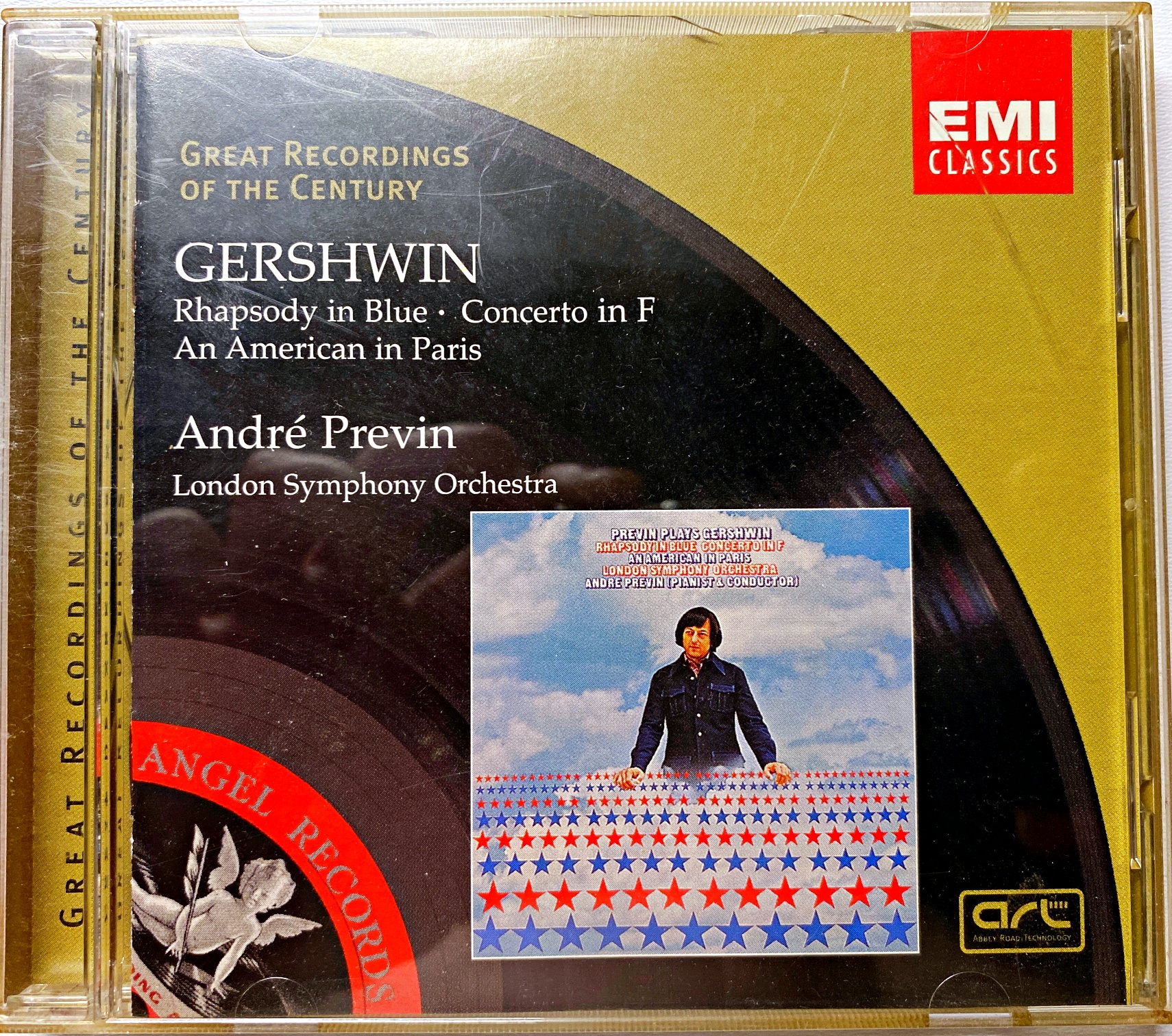 CD Gershwin, A. Previn – Rhapsody In Blue, Concerto In F, An American In Paris