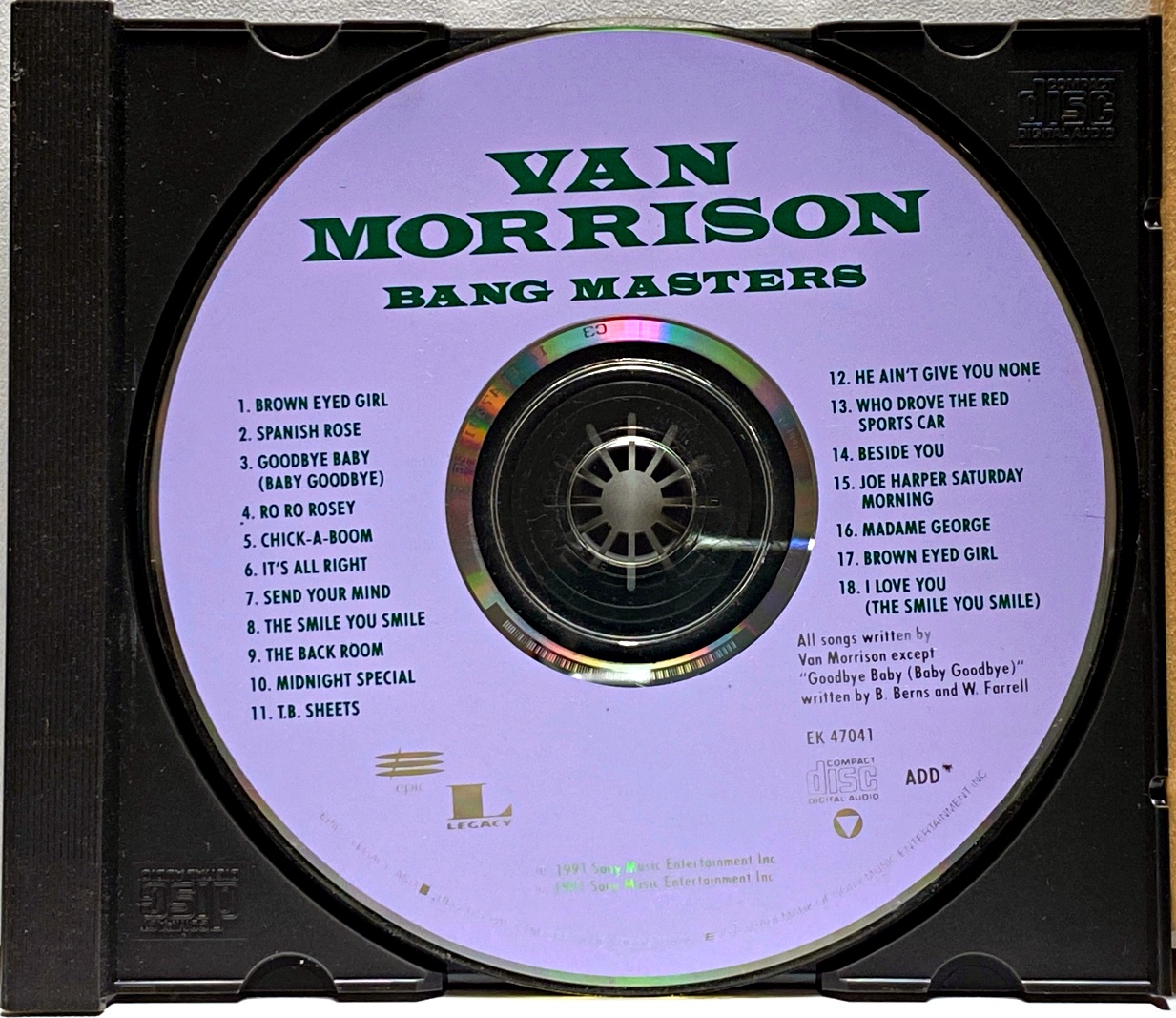 CD Van Morrison – Bang Masters