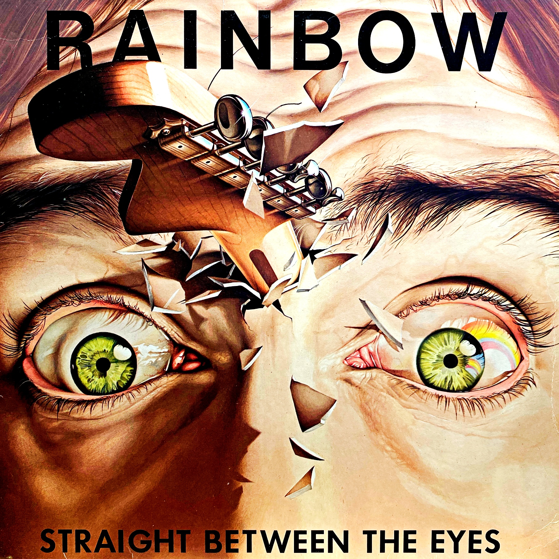 LP Rainbow ‎– Straight Between The Eyes (čtěte popis)