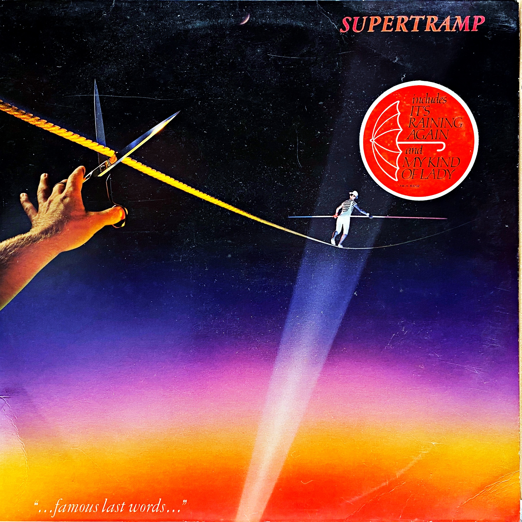 LP Supertramp ‎– "...Famous Last Words..."