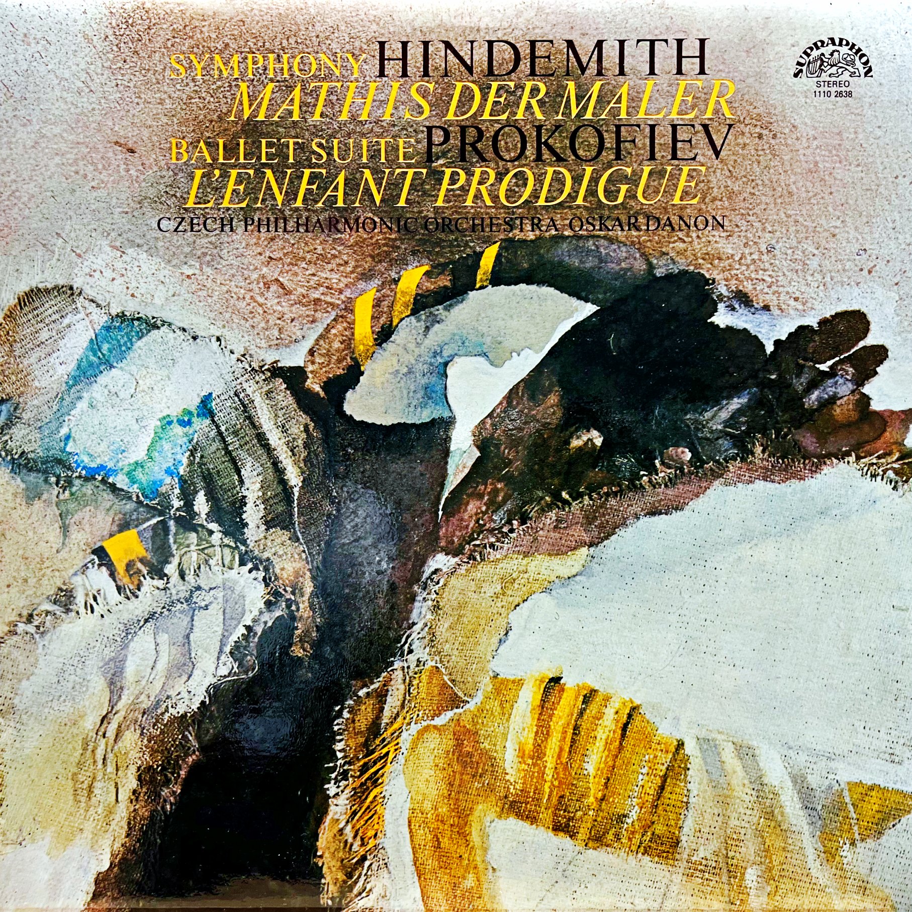 LP Hindemith, Prokofiev, Oskar Danon – Mathis Der Maler / L'Enfant Prodigue