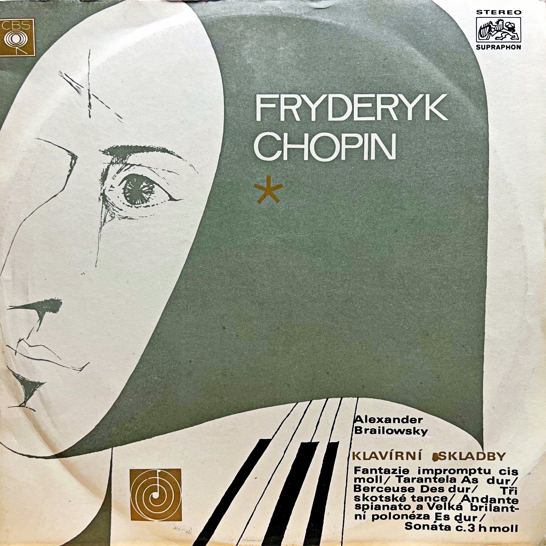 LP Fryderyk Chopin, Alexander Brailowsky – Klavírní Skladby