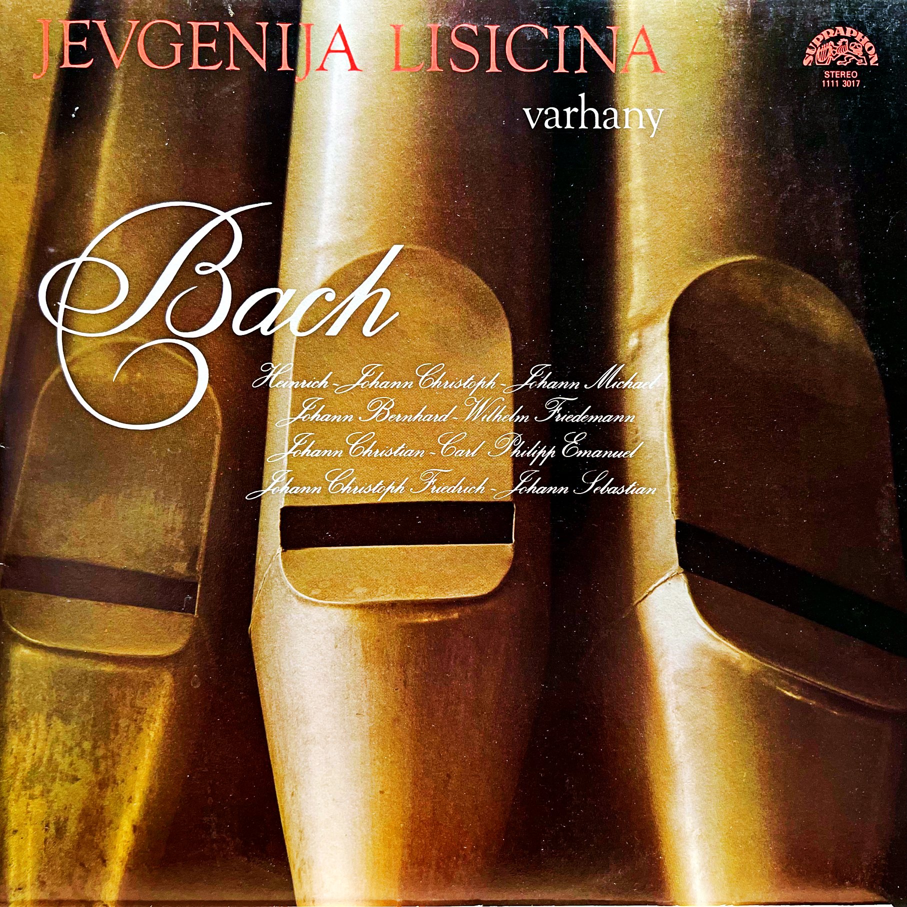LP Yevgeniya Lisitsina Plays J. S. Bach – Varhany Bach