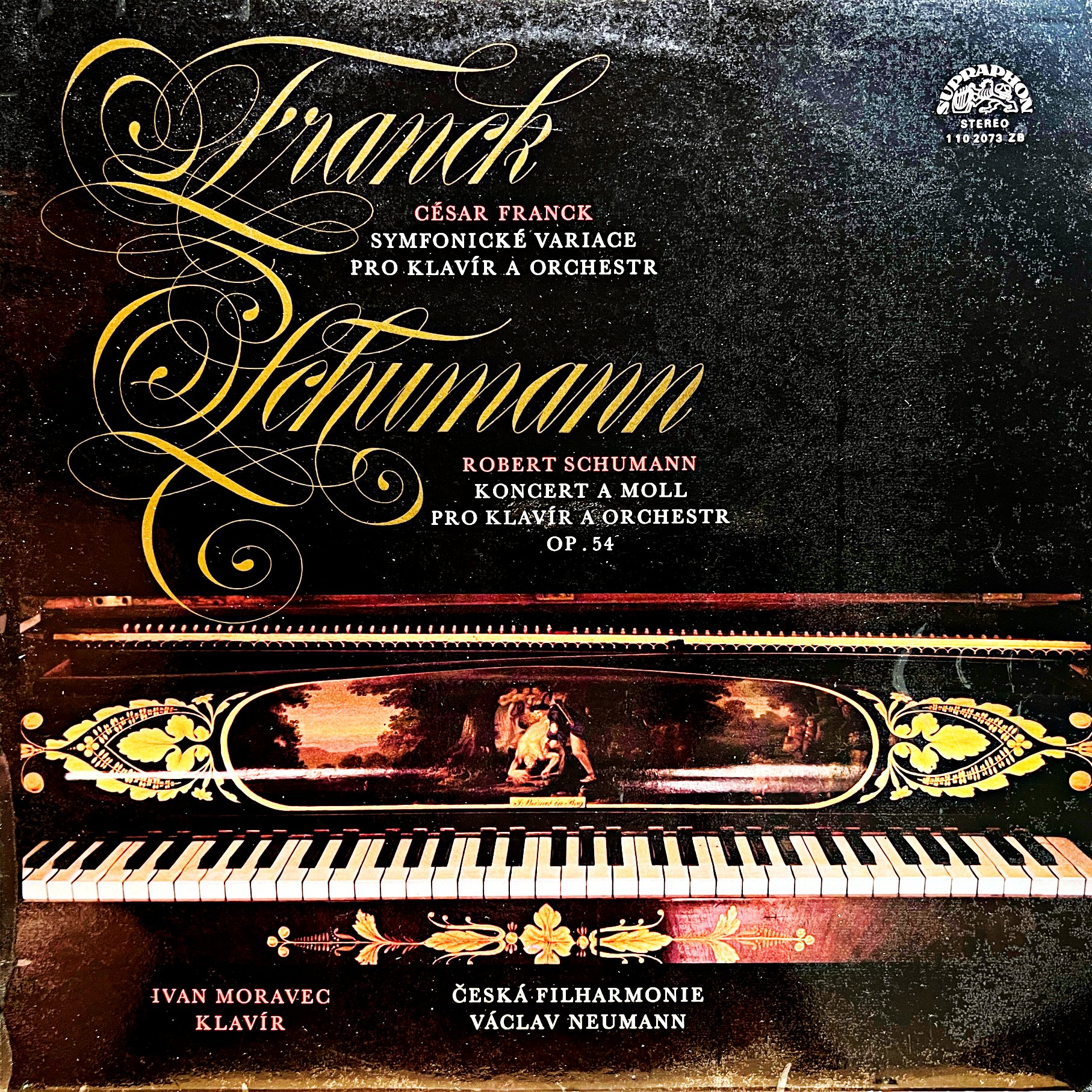 LP Franck, Schumann, Moravec – Symfonické Variace Pro Klavír A Orchestr / Kon...