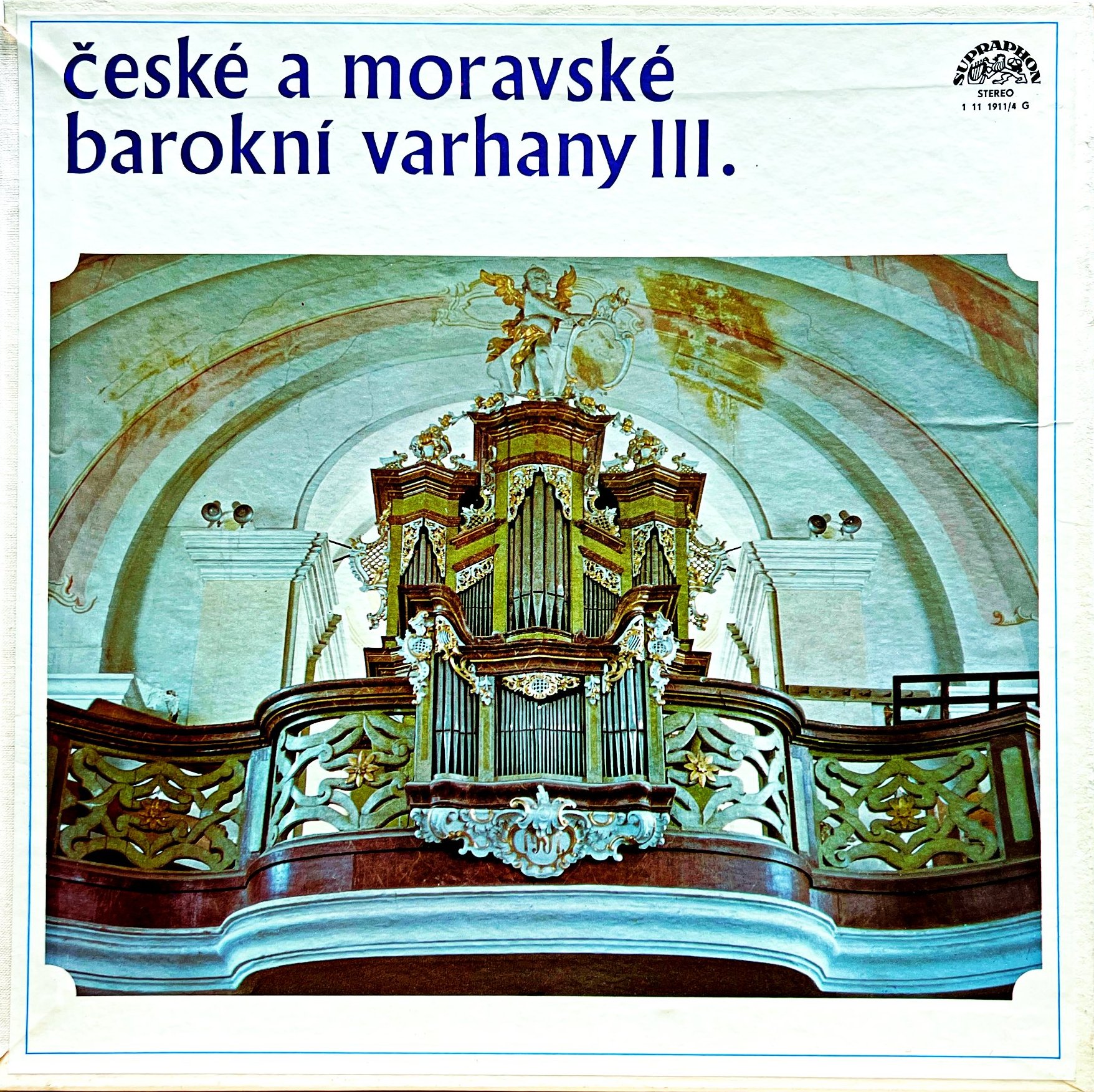 4xLP Jiří Reinberger – České a Moravské Barokní Varhany III.