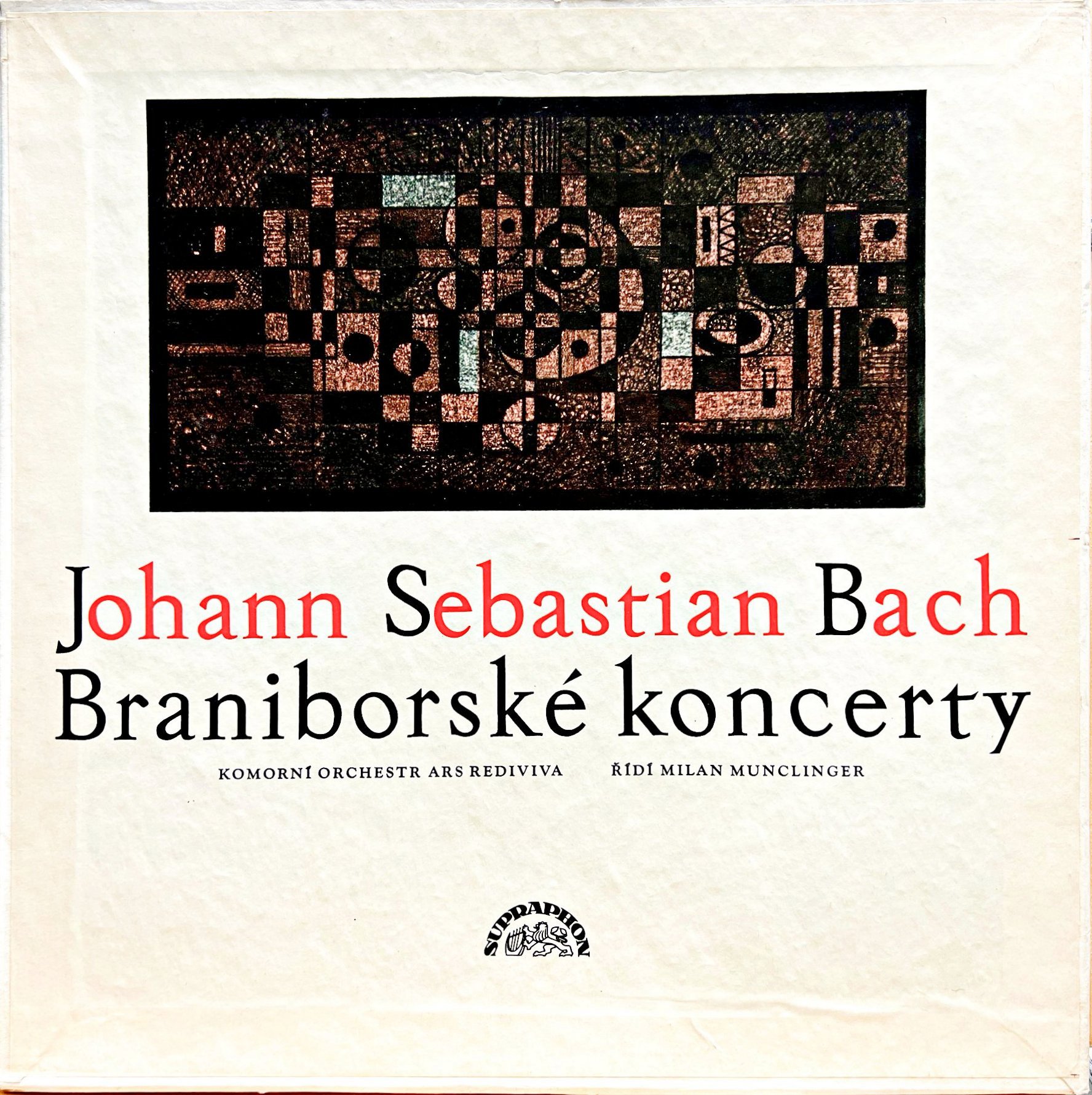 2xLP Bach, Komorní Orchestr Ars Rediviva, M. Munclinger – Braniborské Koncerty