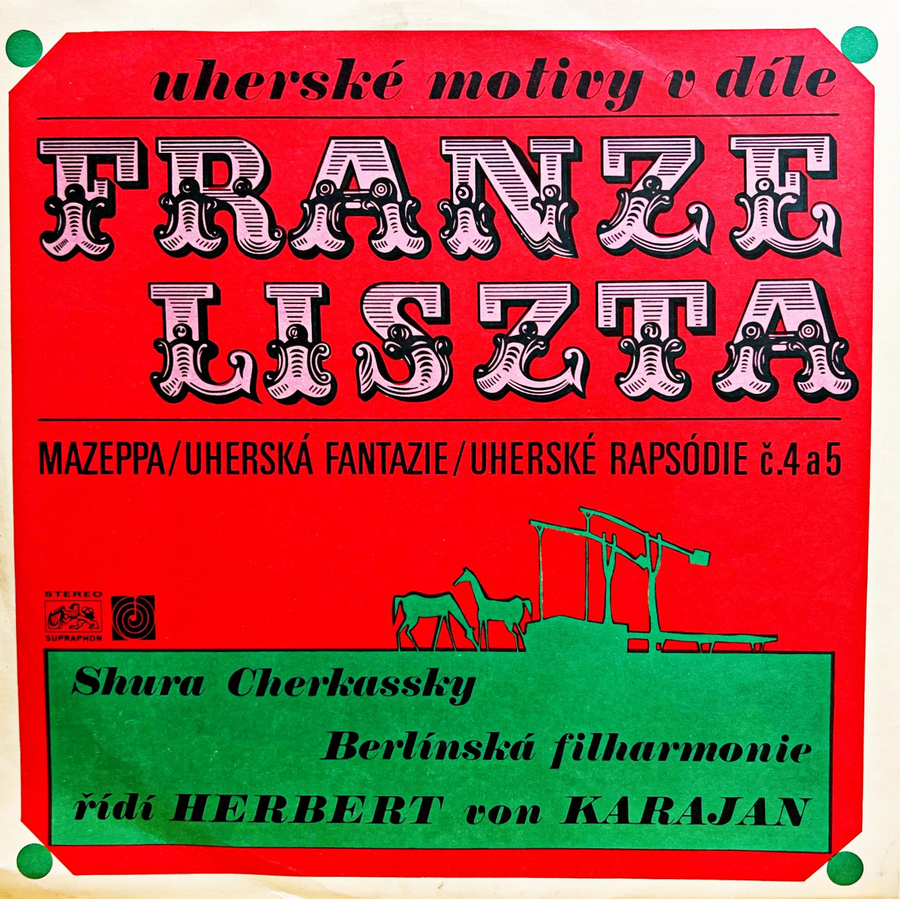 LP Franz Liszt, Cherkassky – Mazeppa, Ungarische Fantasie, Ungarische Rhapsod...