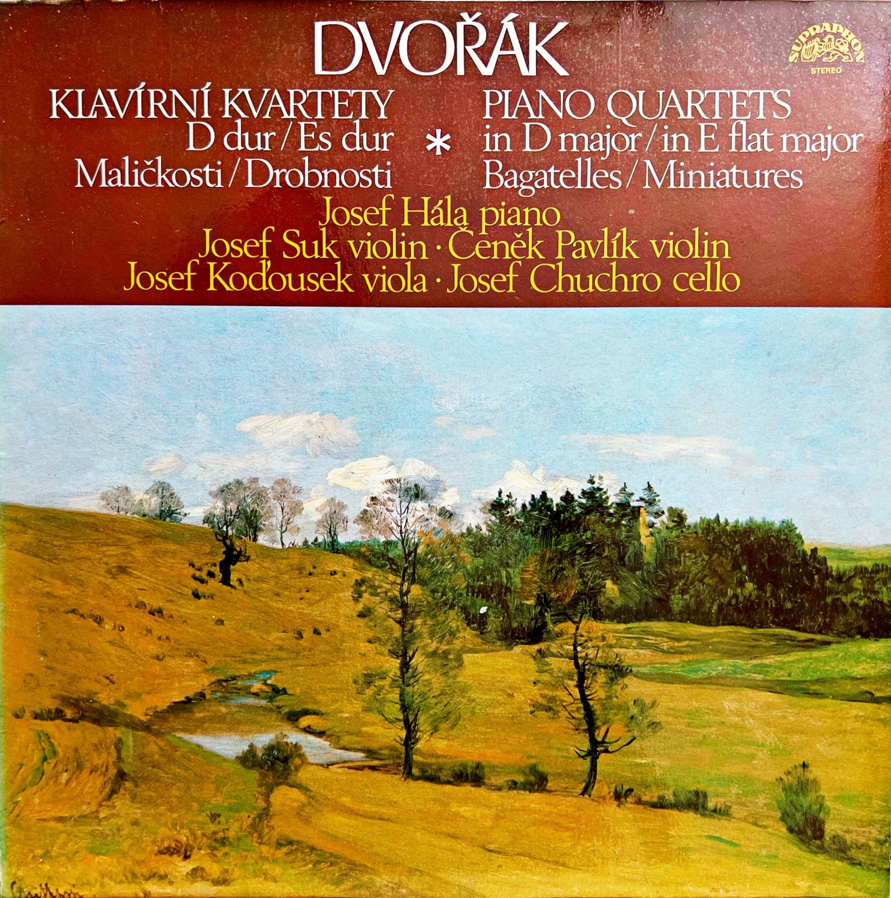 2xLP Dvořák - Piano Quartets In D Major / In E Flat Major / Bagatelles / Mini...