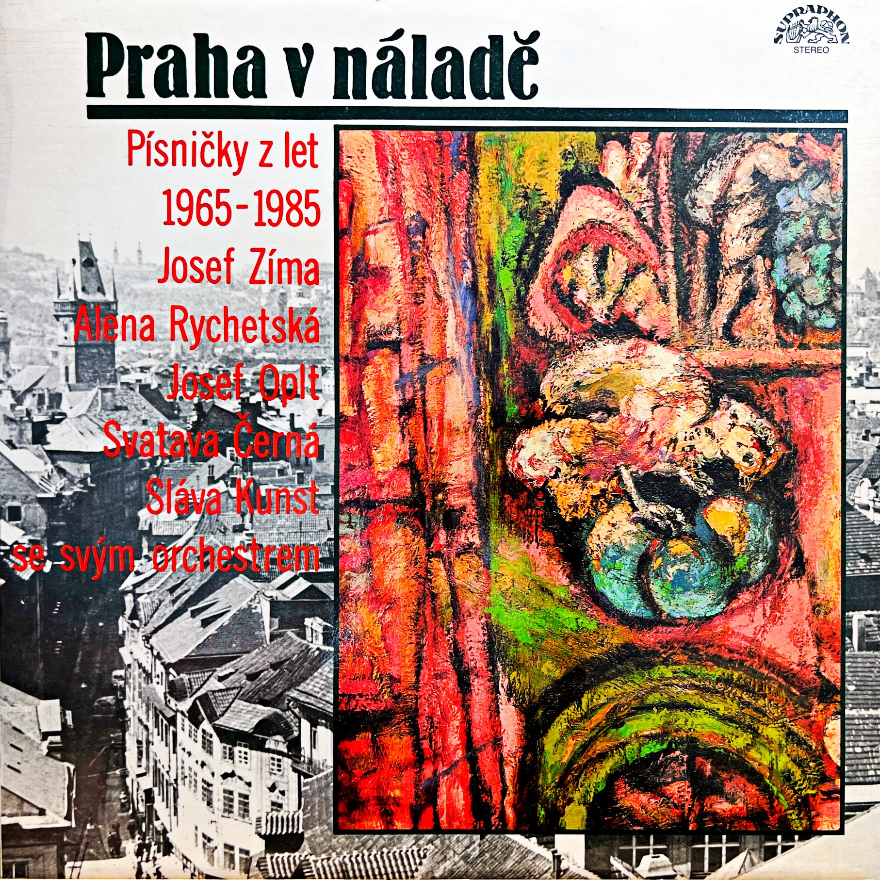 LP Zíma, Rychetská, Oplt, Kunst – Praha V Náladě (Písničky Z Let 1965-1985)