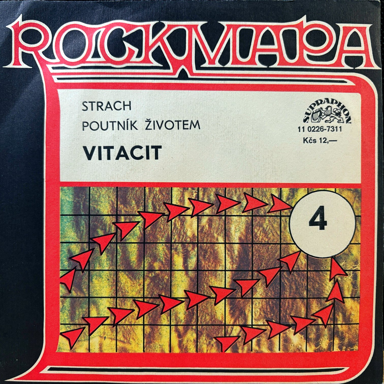 7" Vitacit ‎– Strach / Poutník Životem