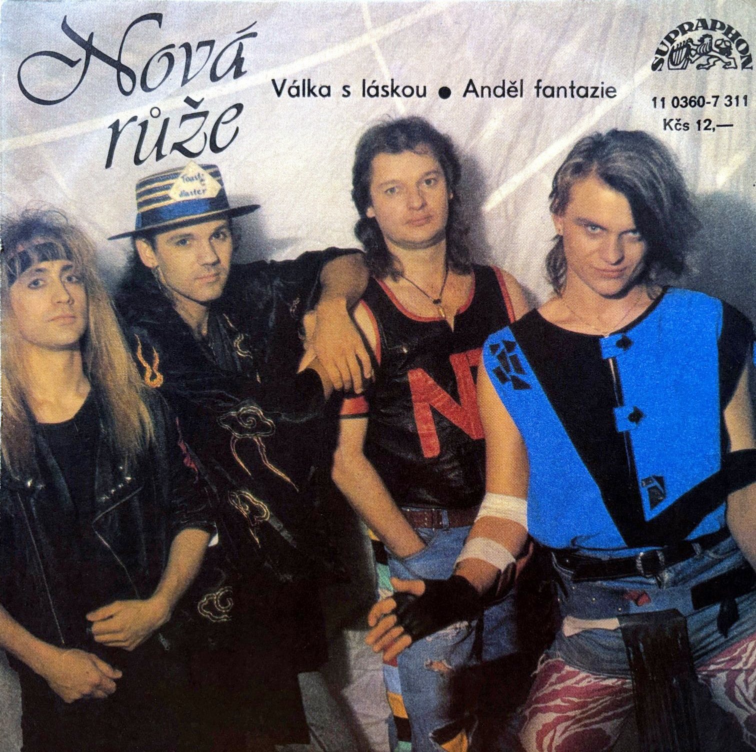 7" Nová Růže ‎– Válka S Láskou • Anděl Fantazie