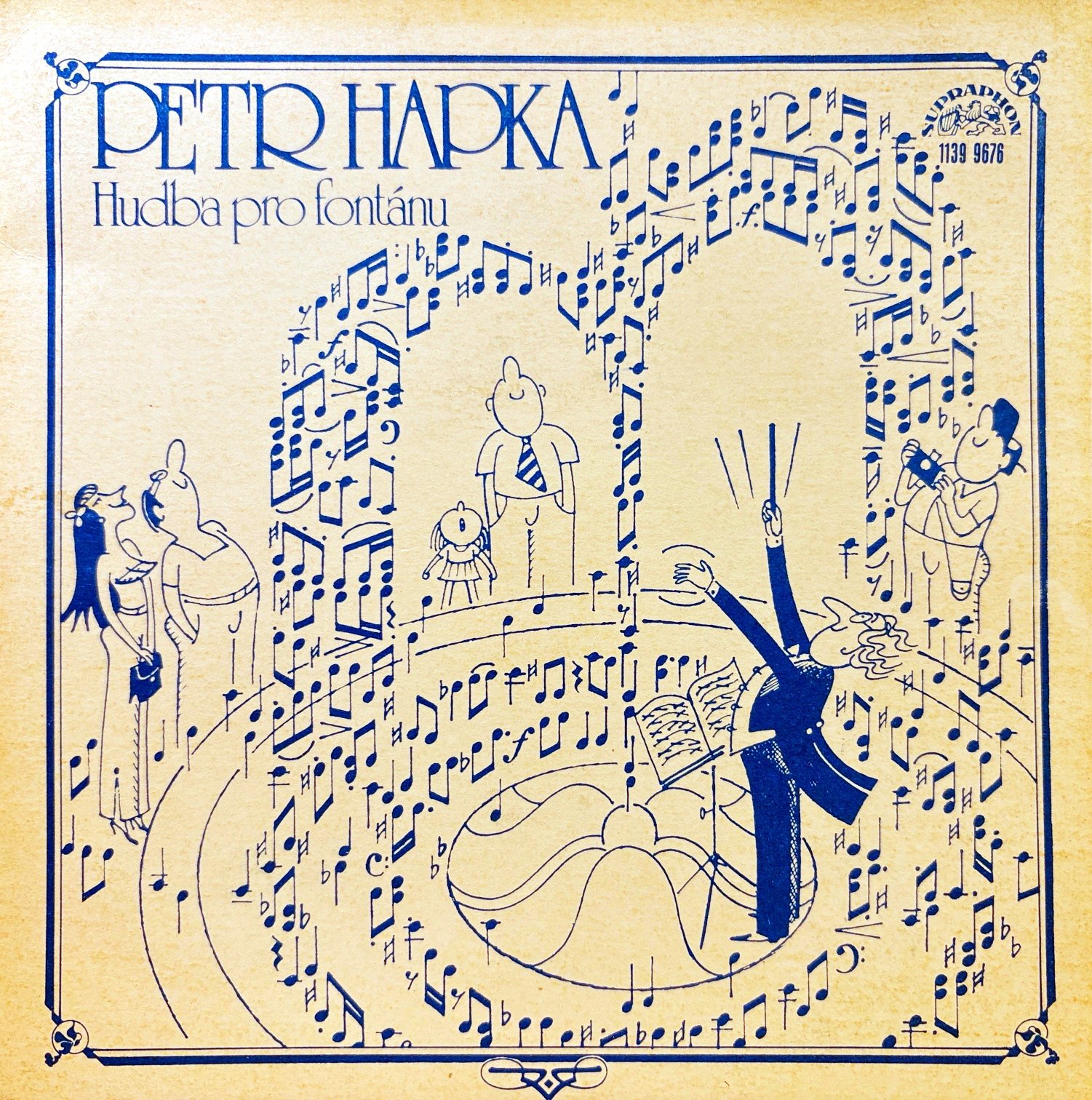 7" Petr Hapka / Miroslav Horníček – Hudba Pro Fontánu / Dopis Fontáně