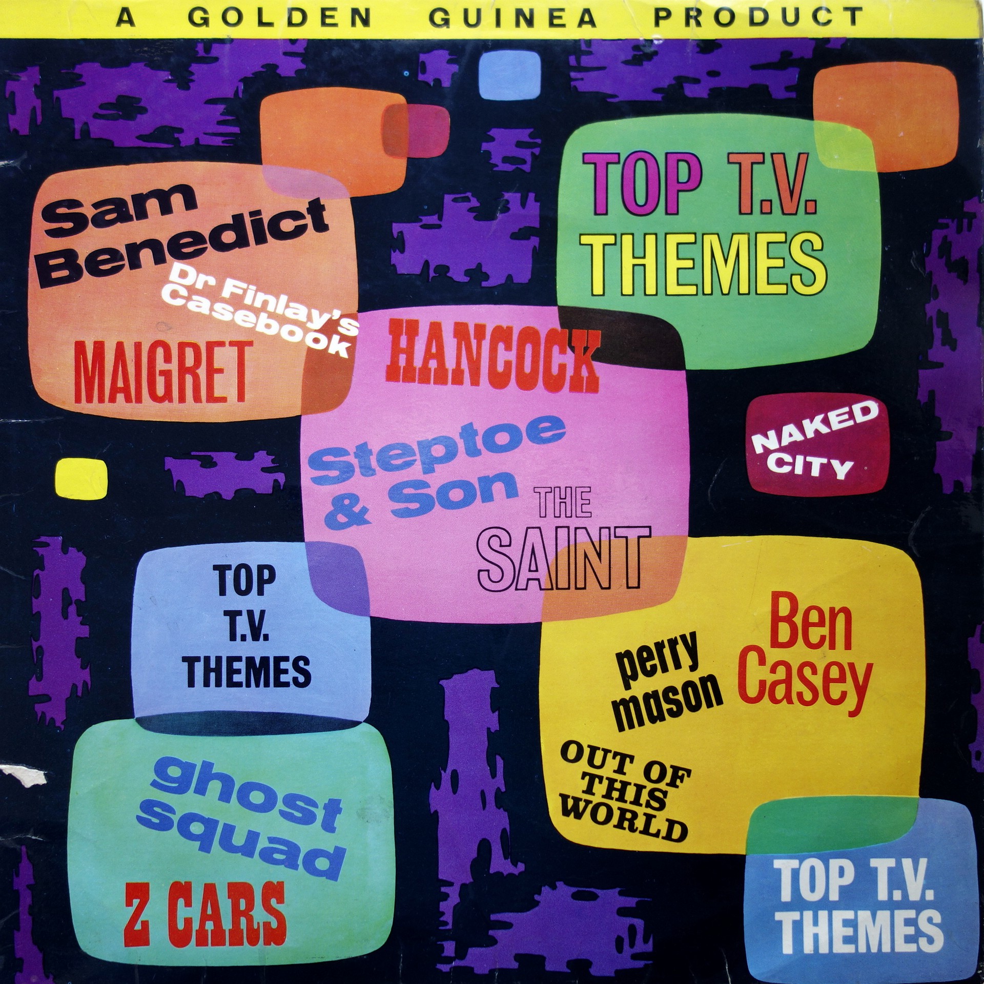 LP Various ‎– Top T.V. Themes