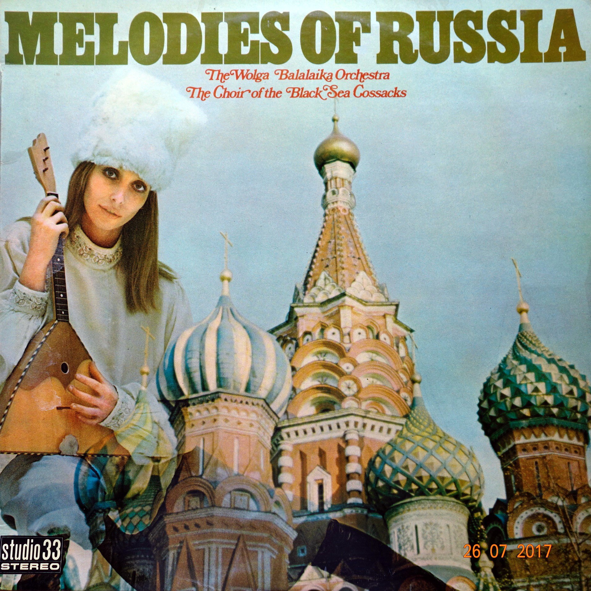 LP The Wolga Balalaika Orchestra - Melodies Of Russia