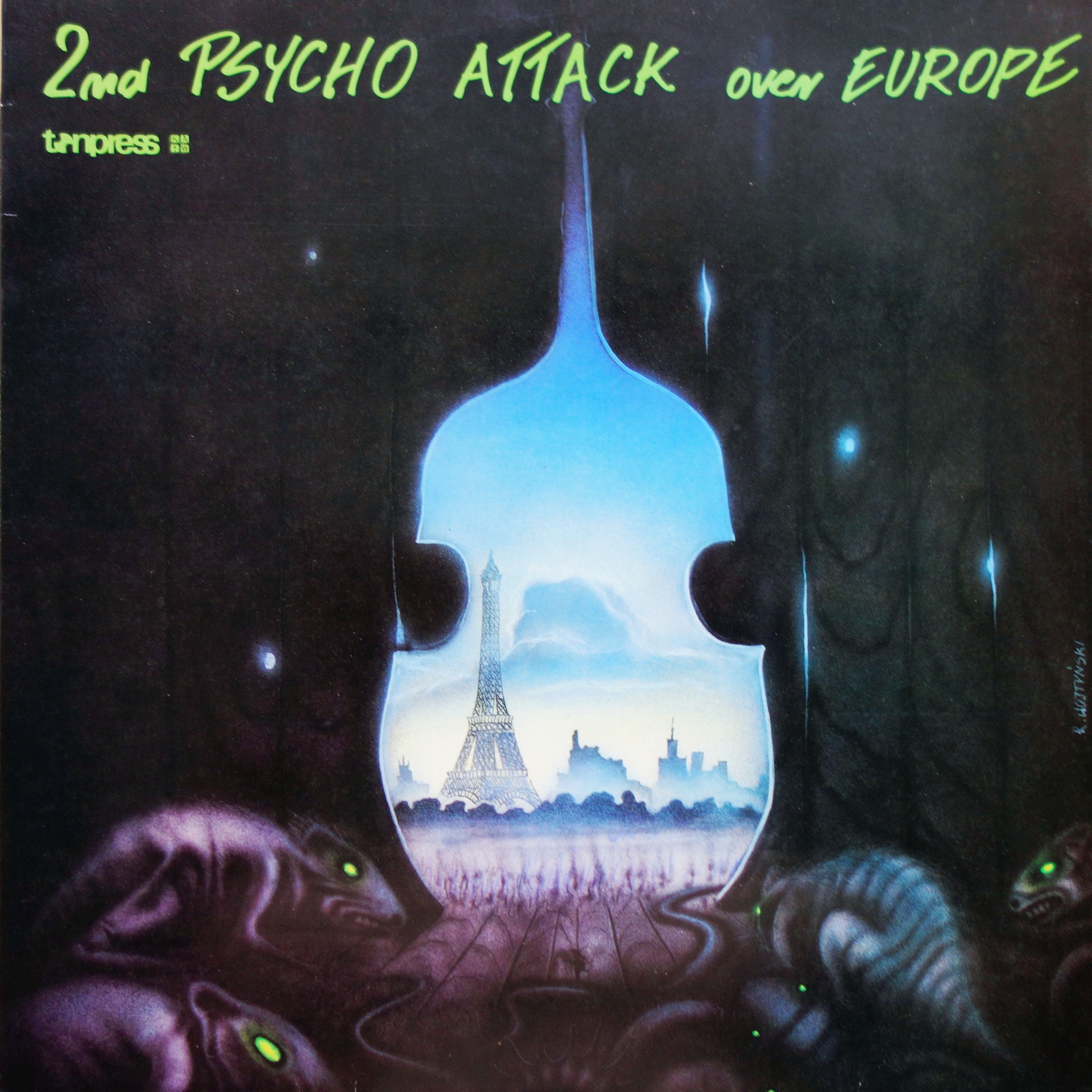 LP Various ‎– 2nd Psycho Attack Over Europe